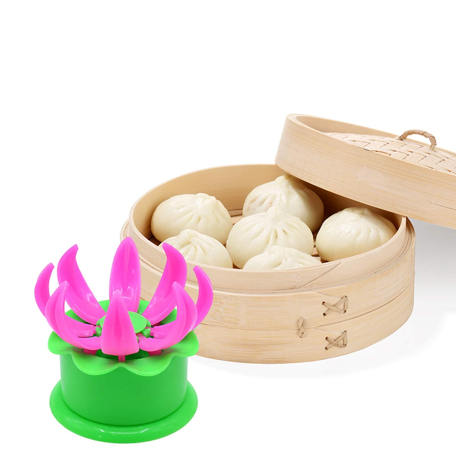 Baozi Maker Baozi Mold DGQ Bun Dumpling Maker Steamed Stuffed Bun Making Mold Pastry Pie Steam Bun Mold Cooking Tool Sets for Shanghai Juicy Steamed Bun