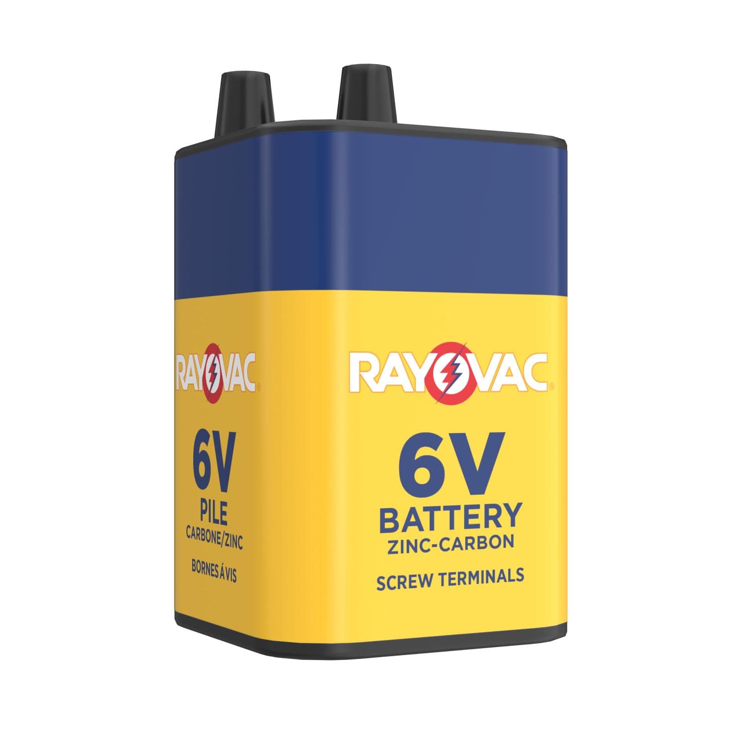 Rayovac Heavy Duty Lantern Battery, 6 Volt Screw Terminals, 945R4