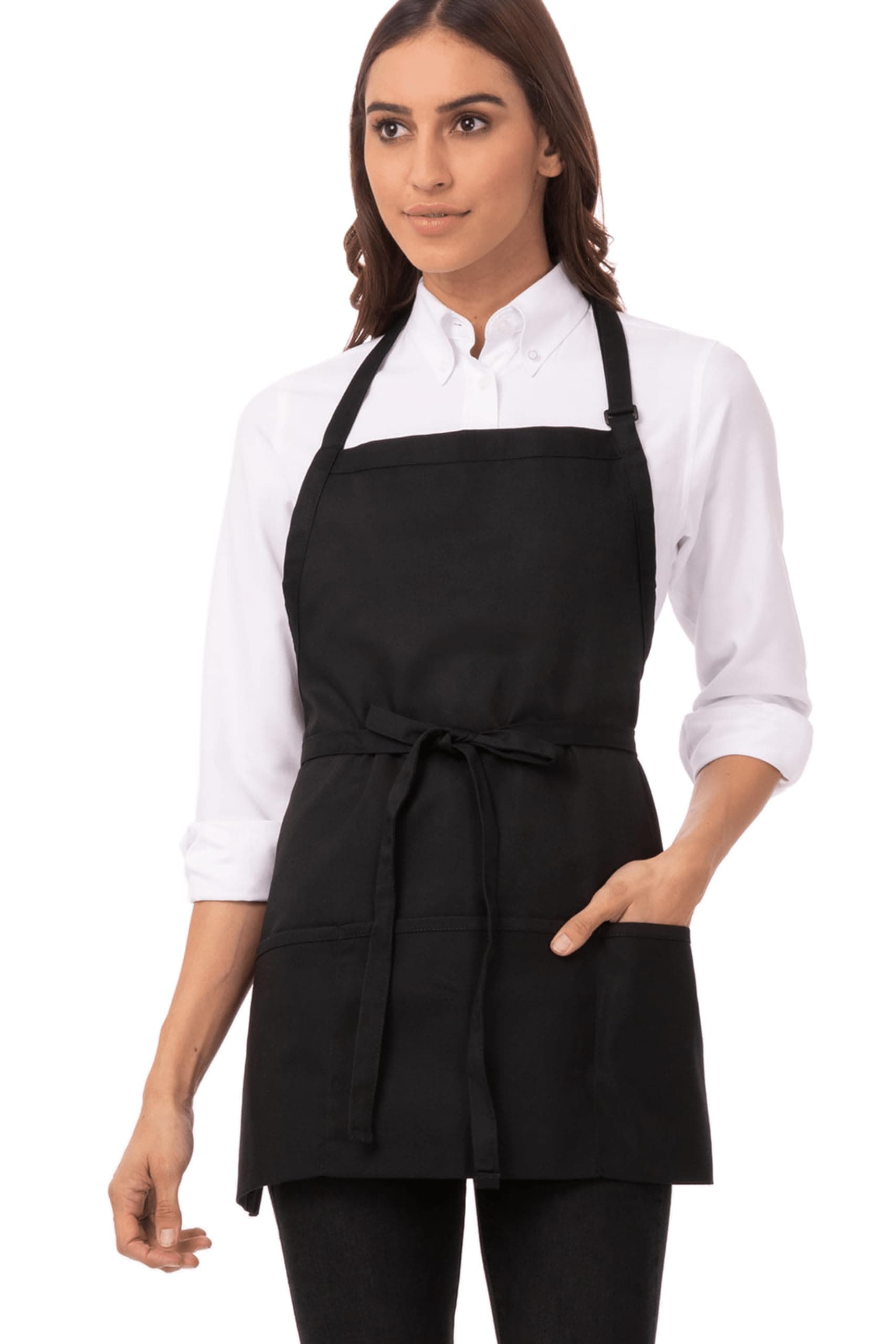 Chef Works Unisex Three Pocket Apron