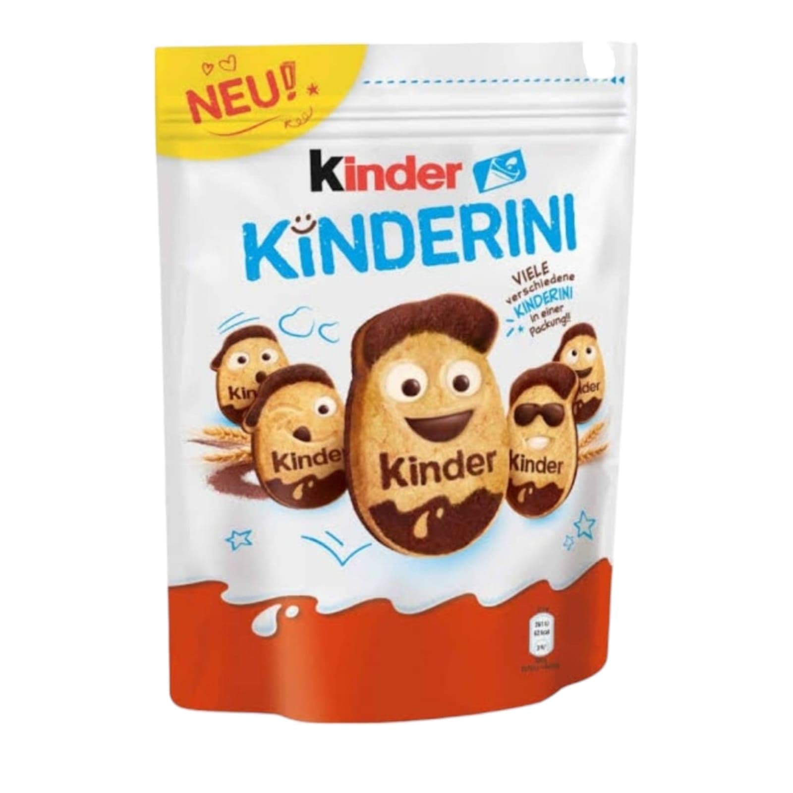 Kinder Kinderini chocolate biscuits 250g 4 pack