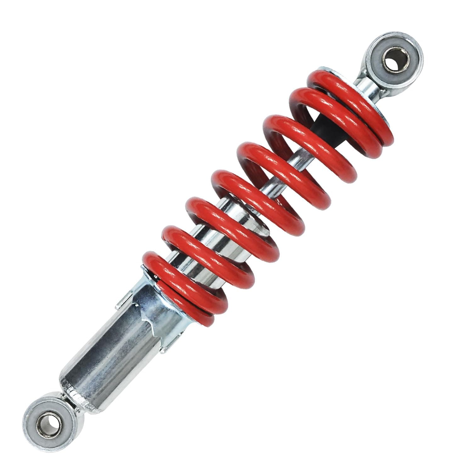260mm 10.2" Adjustable Rear Shock Absorbers for 50cc 70cc 90cc 110cc 125cc Baja Motorsports DR70 Tao Tao DB20 Kids Pit Dirt Bike Four Wheeler Quad ATV Small Motorcycle Heavy Duty Red