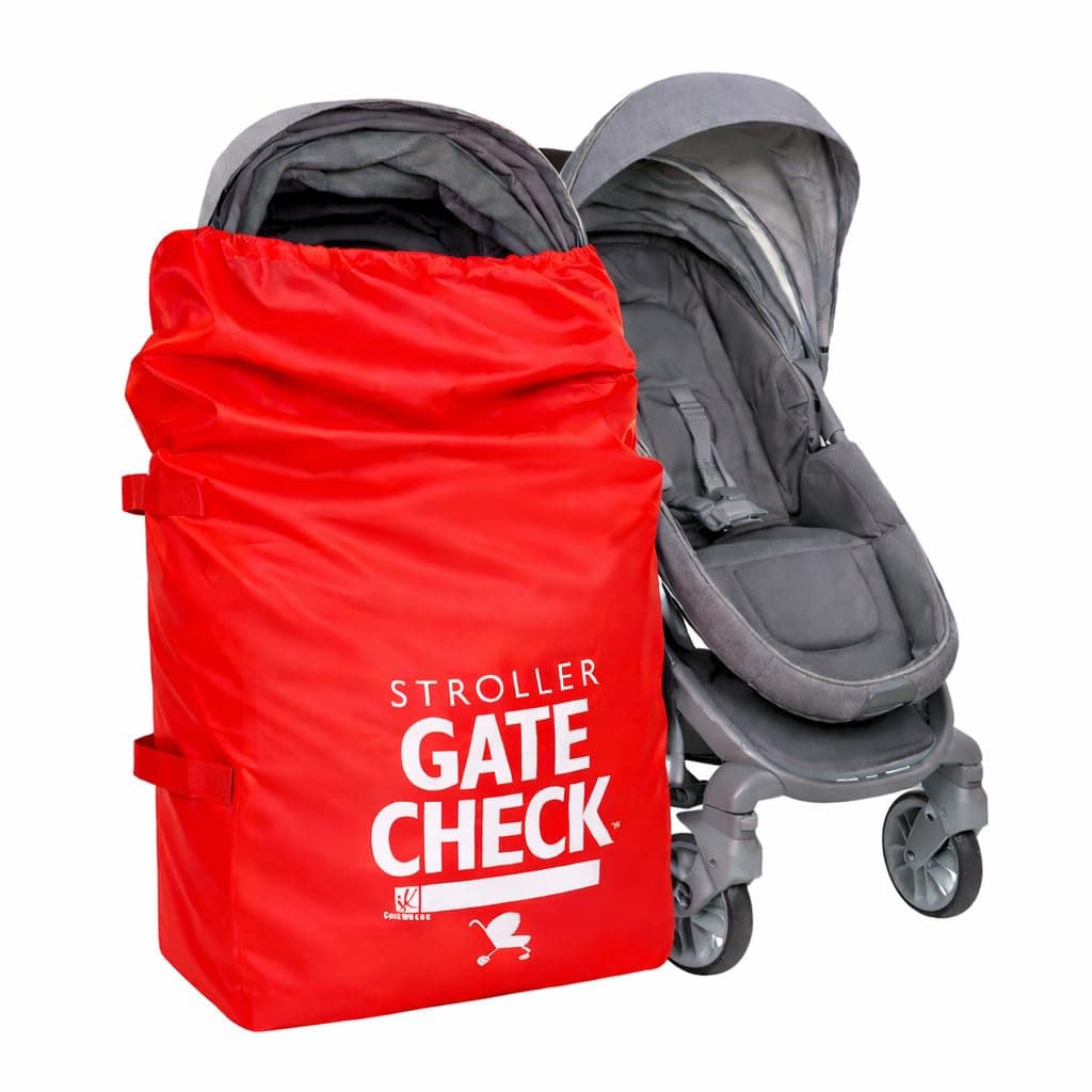 J.L. Childress Gate Check Bag for Single & Double Strollers - Stroller Bag fo...