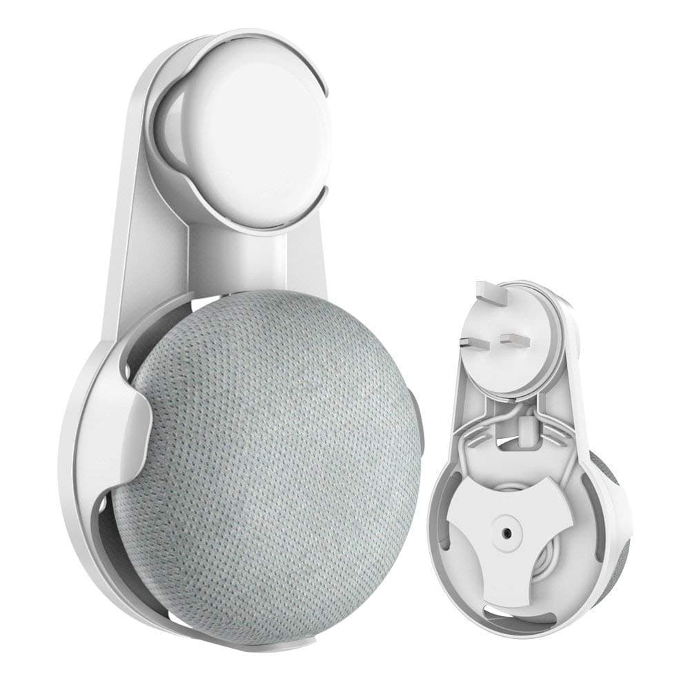 Wall Mount for Google Home Mini, Nest Mini, Holder stand Google Home Mini (White)