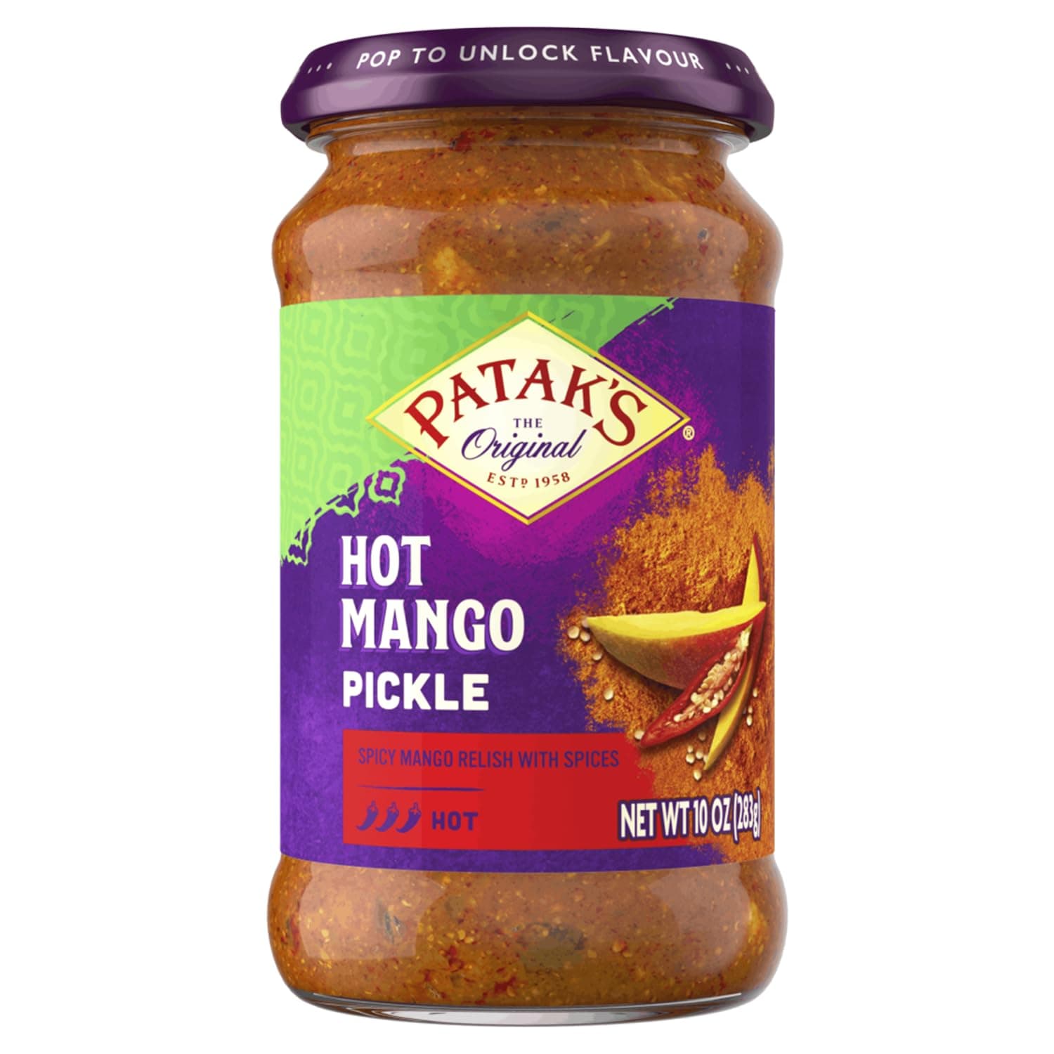 Patak's Pataks - Hot Mango Pickle - 283G
