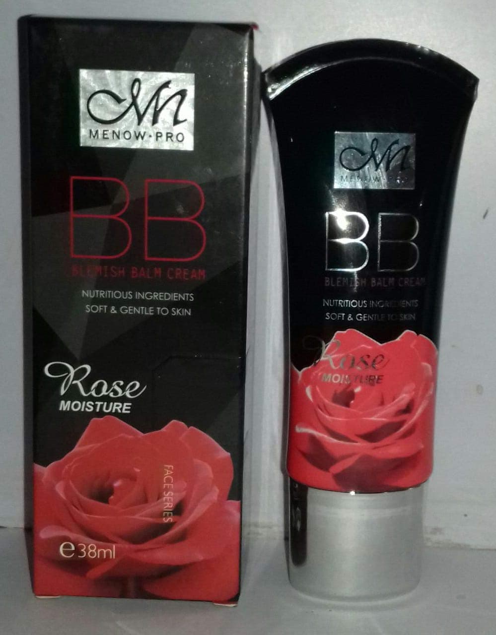 m.n menow generation-II Soft and Gentle Pro BB Blemish Balm Cream (Rose Moisture, 38 ml)