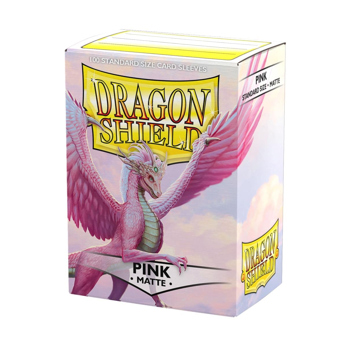 Dragon Shield | Standard Size Matte Card Sleeves | 100 CT - Smooth & Tough TCG Sleeves - Compatible with Pokemon, Flesh & Blood, One Piece & Magic The Gathering | Pink