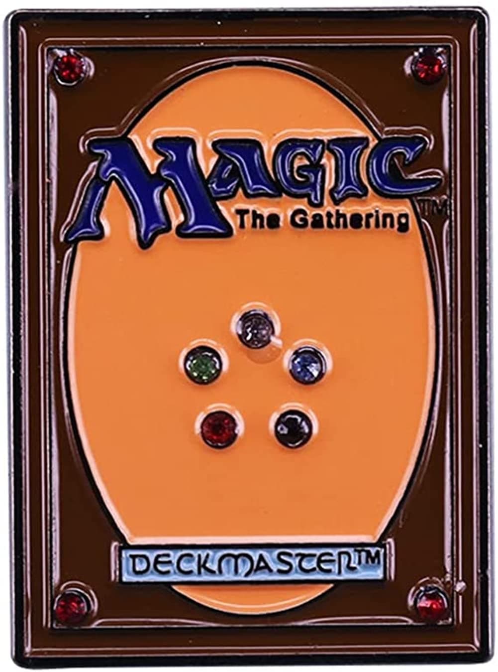 VNEWSCHITHE GATHERING MAGIC Brooch Marvelous Game Brooch Wonderful Game Badge Magic Wind and Cloud Club Enamel Pin Jewelry Gift for Game Fans Suitable for Hat Jacket Shirt, Alloy Steel, no gemstone