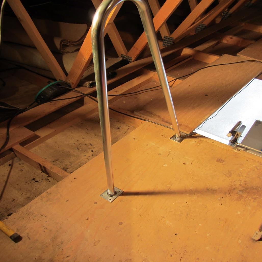 Silver Metal Loft Balance Safety Rail