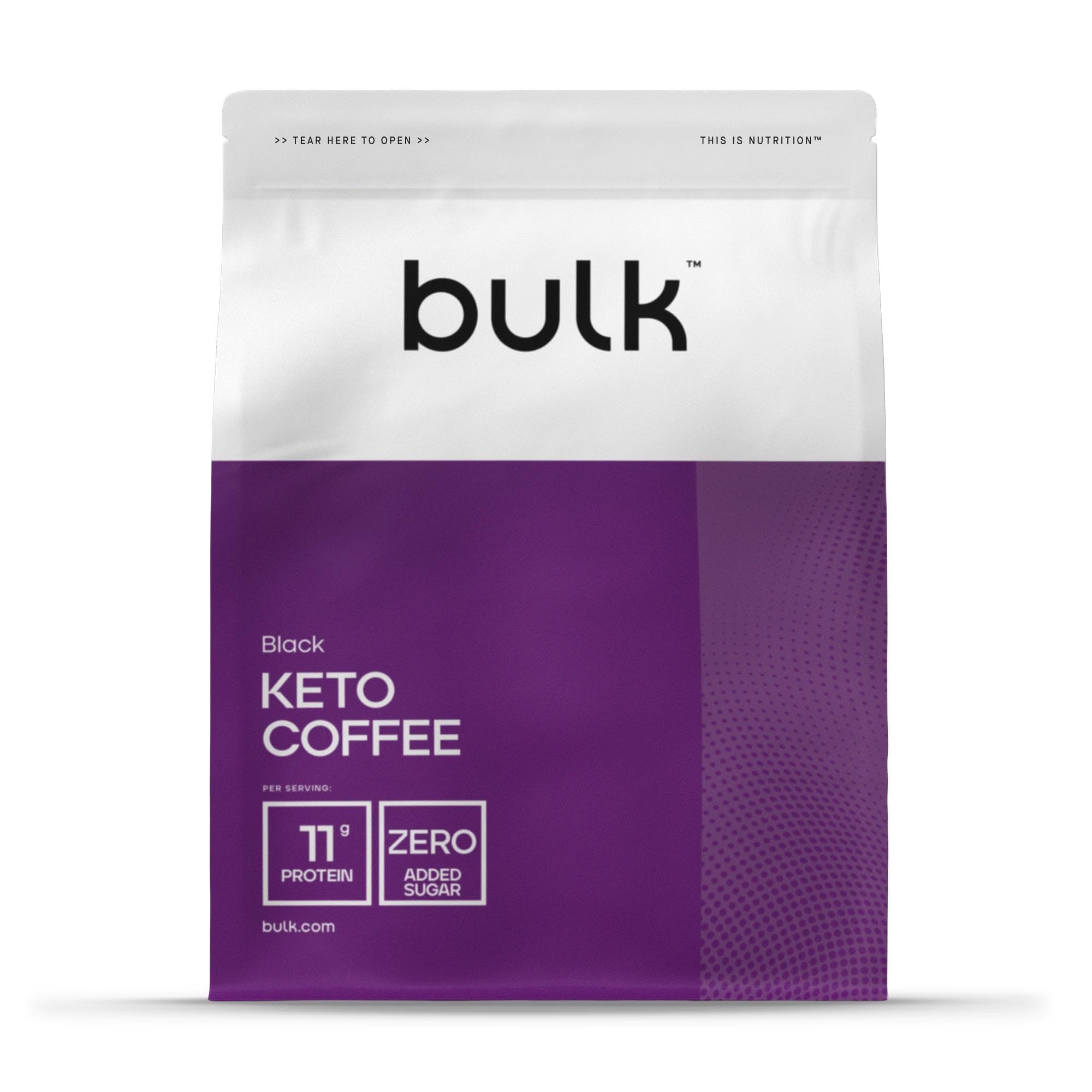 Keto Coffee, High Protein, Black, 500 g, Packaging May Vary