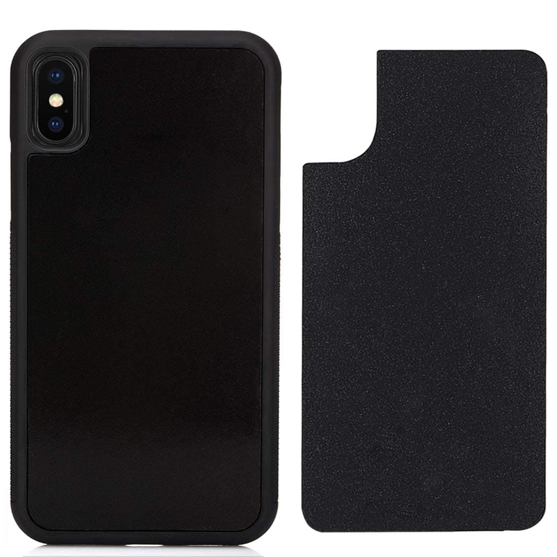 CloudValley Anti Gravity Case for iPhone Xs MAX (2018), Phone Cases Magical Nano Can Stick to Smooth Flat Surfaces - Black