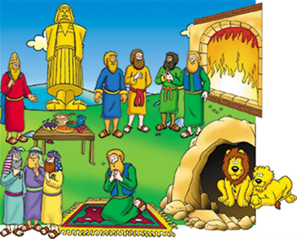 Little Folk Visuals Beginners Bible Daniel and the Lions' Den Felt Figures for F
