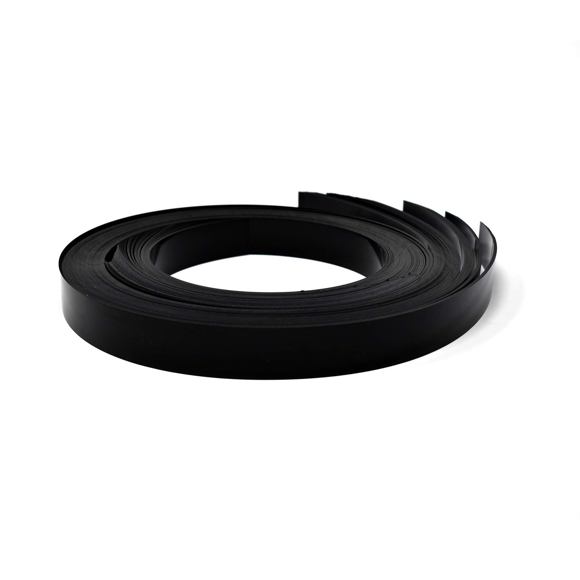 STORE FIXTURES DIRECT Decorative Gondola Shelving Pre Cut Vinyl Insert Strips 48" x 1.25" Shelf C-Channel, Black, 100 Pack