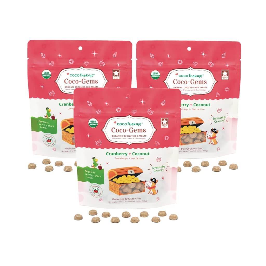 CocoTherapyCranberry Coco-Gems, 3 Pack, 5 Ounces Each