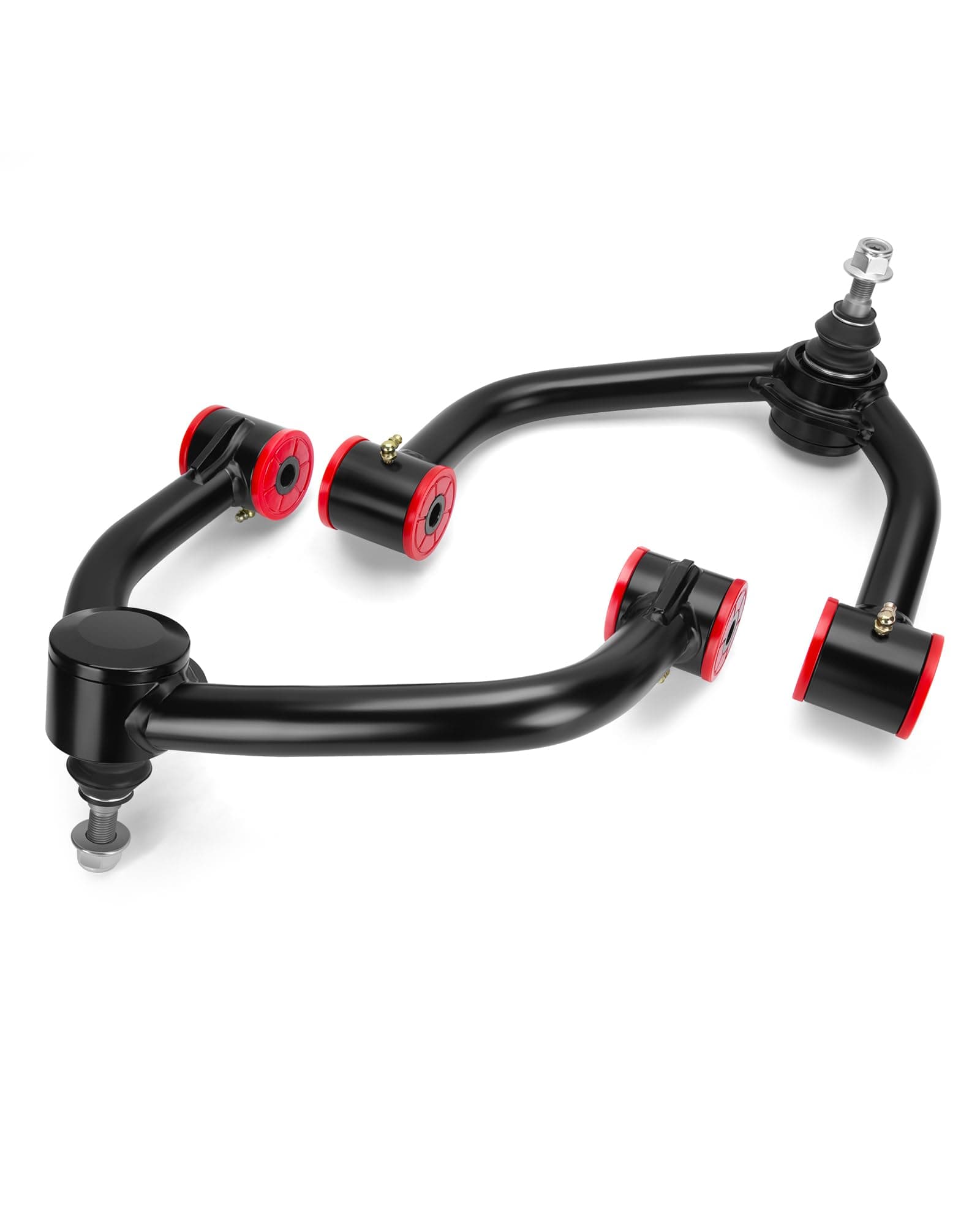 2-4in F150 Upper Control Arms, 2pcs Front Steel Control Arm Compatible With Ford F150 2004-2020,Adjustable UCA With Greasable Ball Joint Fit the Truck After 2-4" Lift (Aftermarket Welding Control Arm)