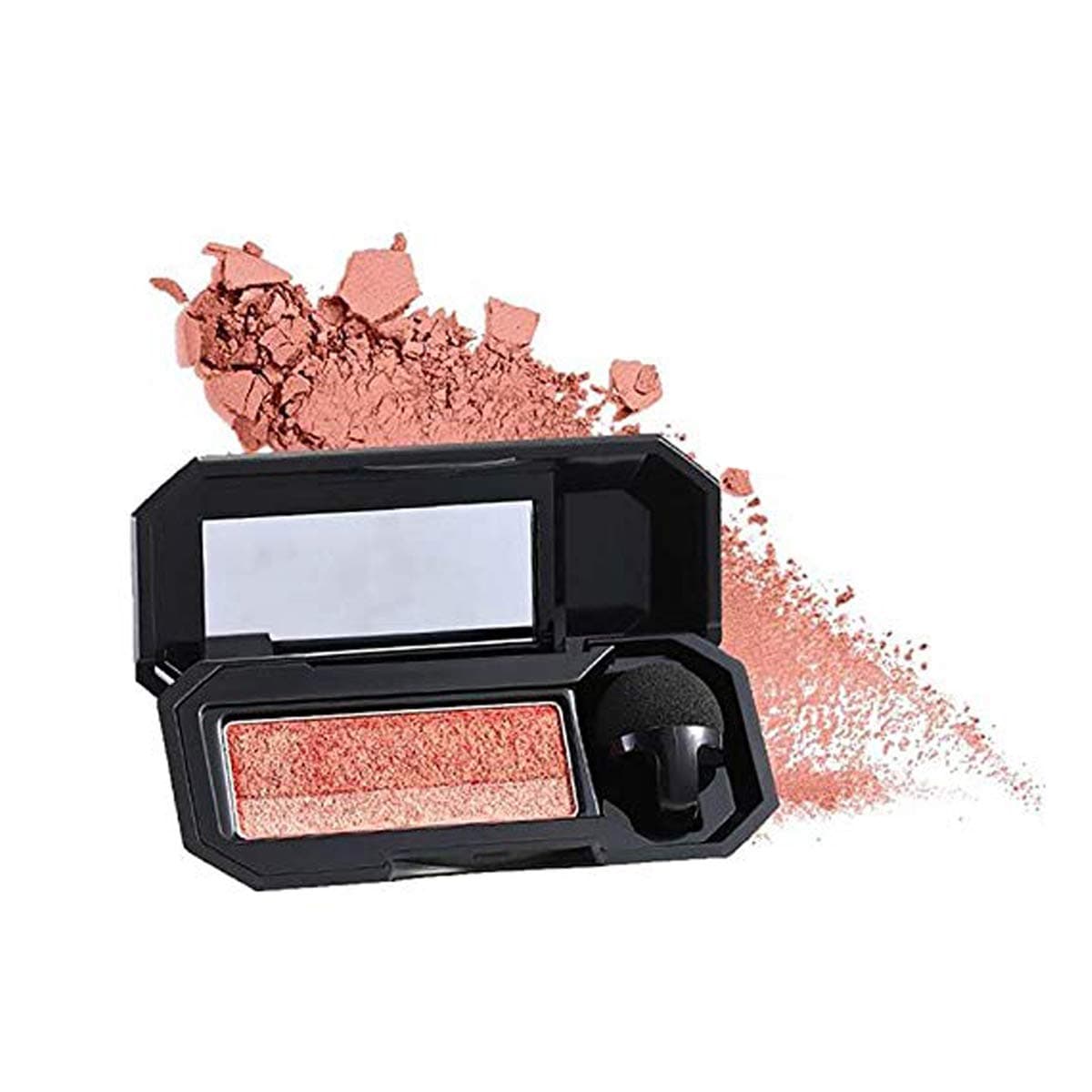 Dual-Color Waterproof Eyeshadow with Exquisite Glitters and Smooth Texture, Long Lasting for Eye Makeup