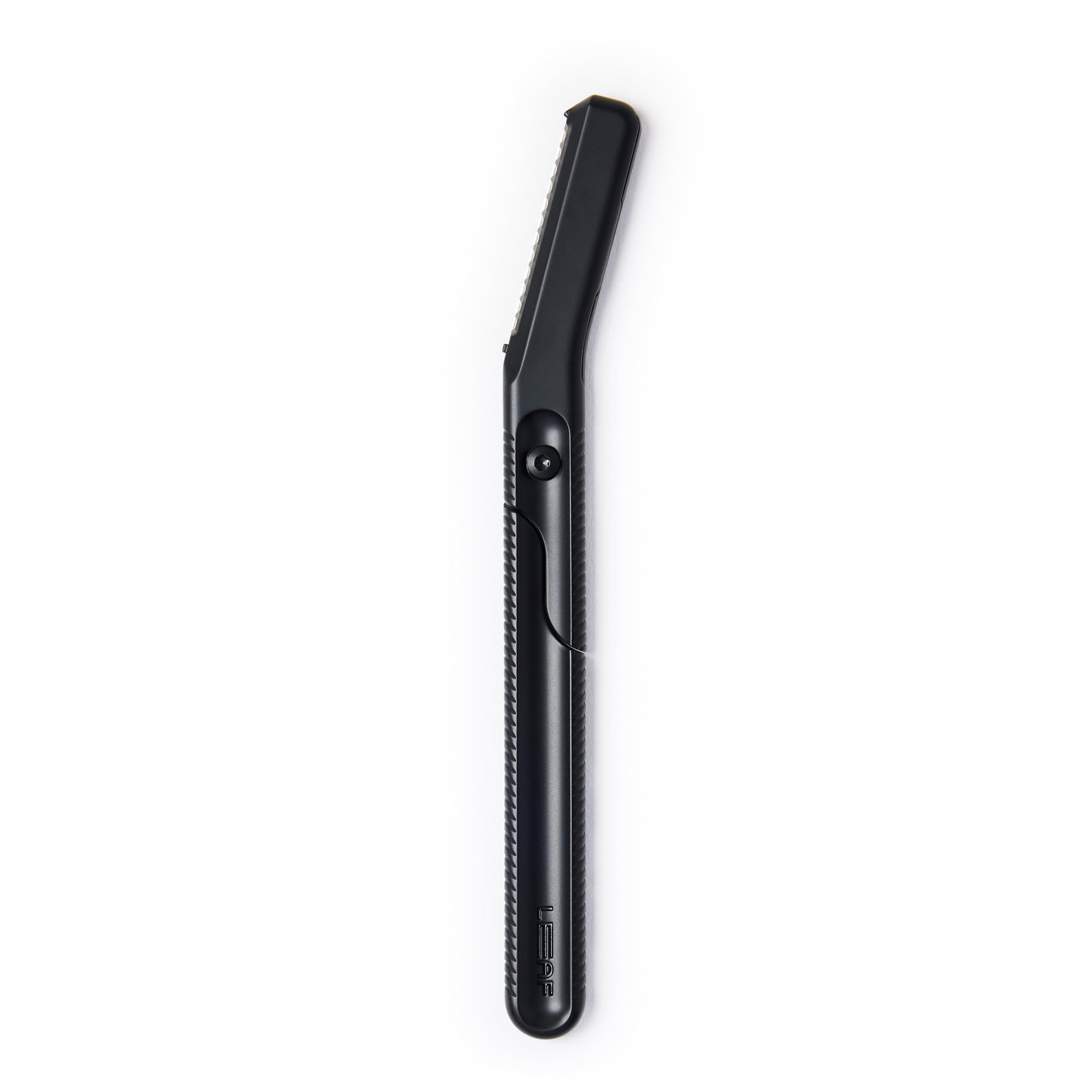 The Leaf Dermaplaner, Black - Eco-Friendly Face Razor and Exfoliating Tool