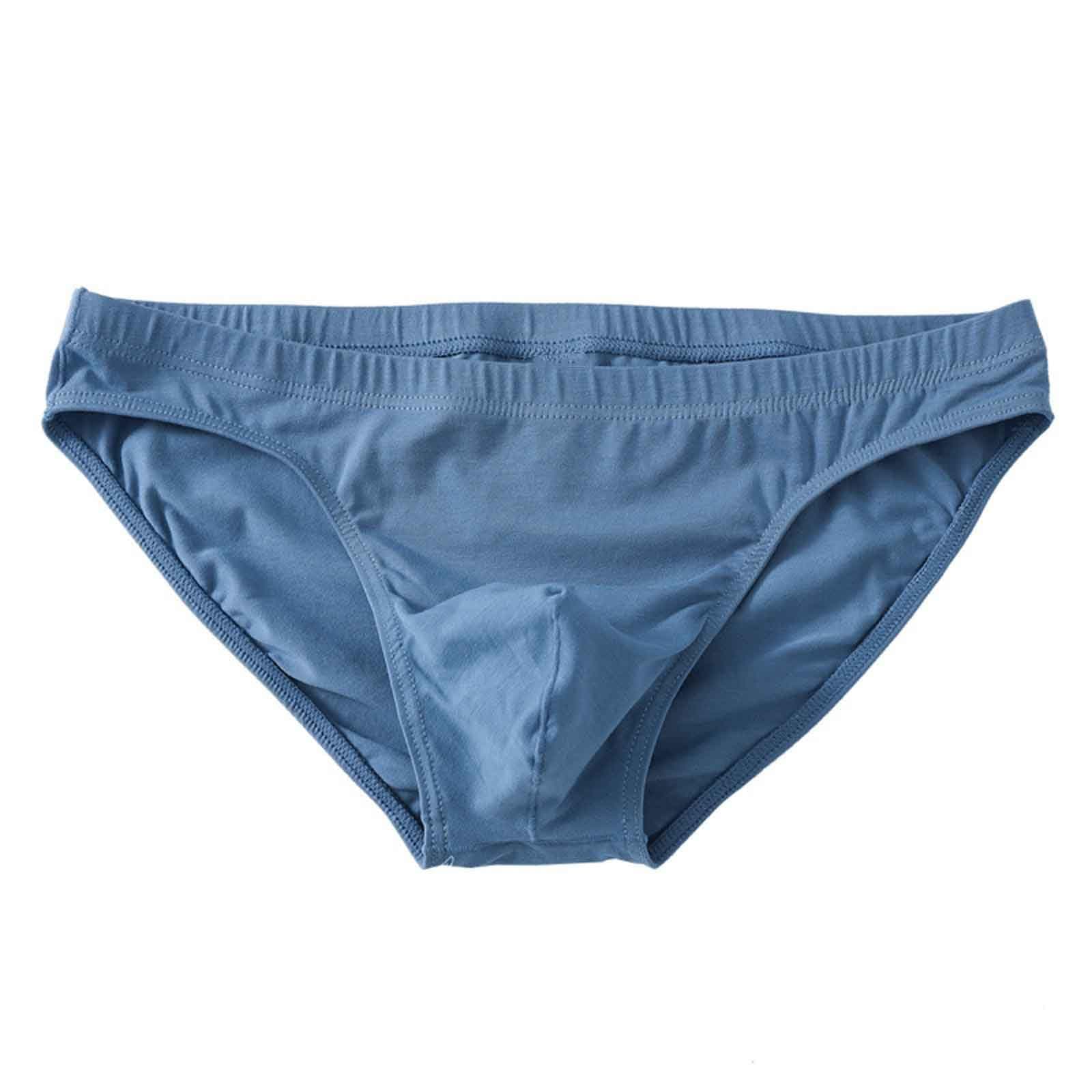 Solid Briefs for Men Breathable Stretch Comfort Daily Wear Underpants Low Rise Brief Comfortable Fit Underwear 2025