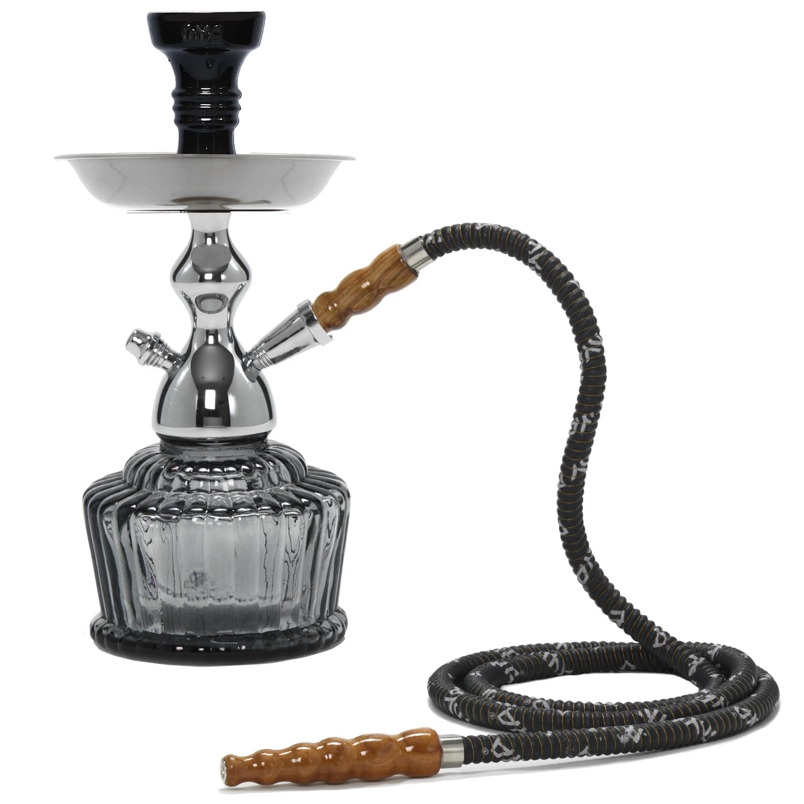 Mya Hookah - Portable Hookah Kit with Small Cage - 14 Inch One Hose Shisha Pipe for Travel