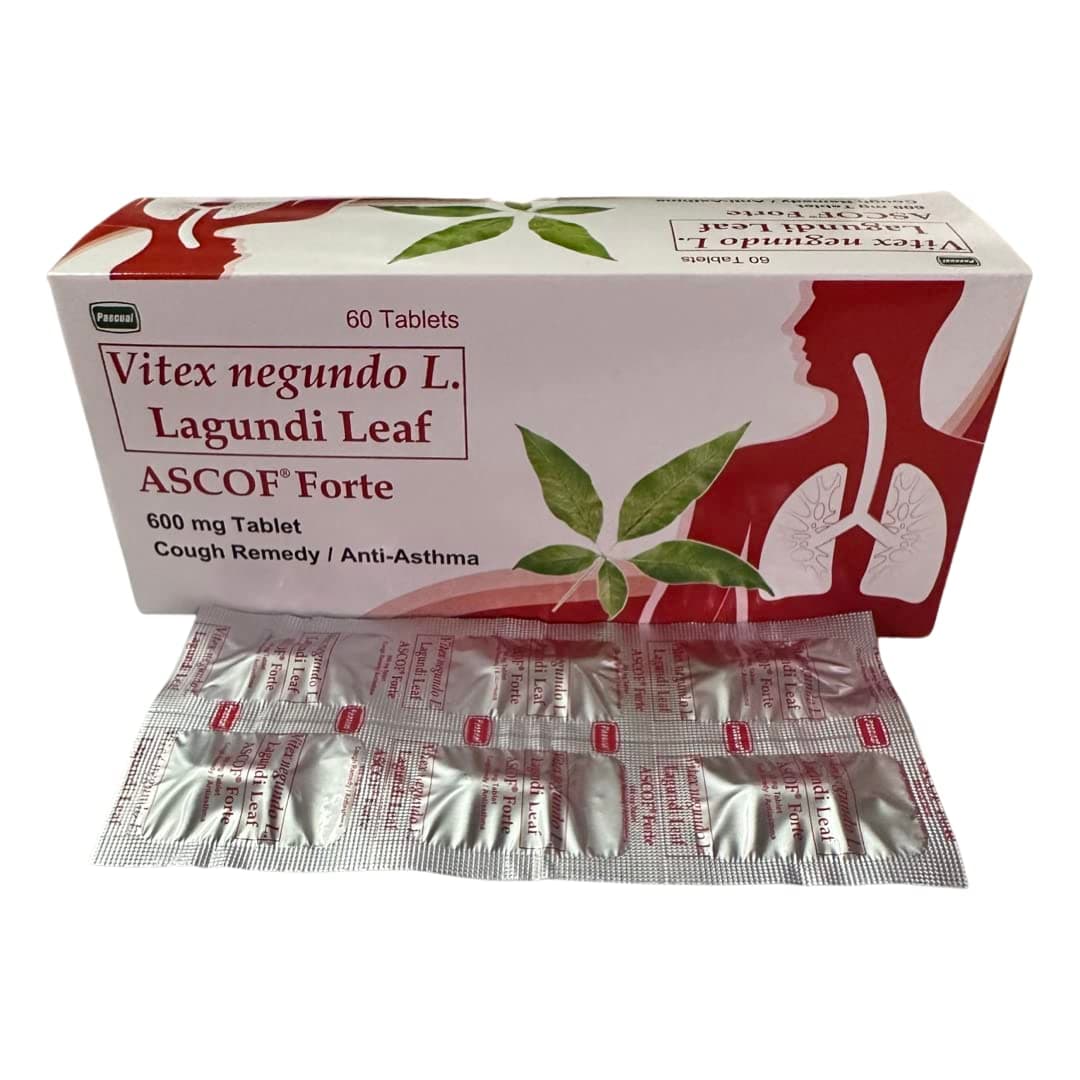 Ascof Forte Lagundi Leaf 60Tabs
