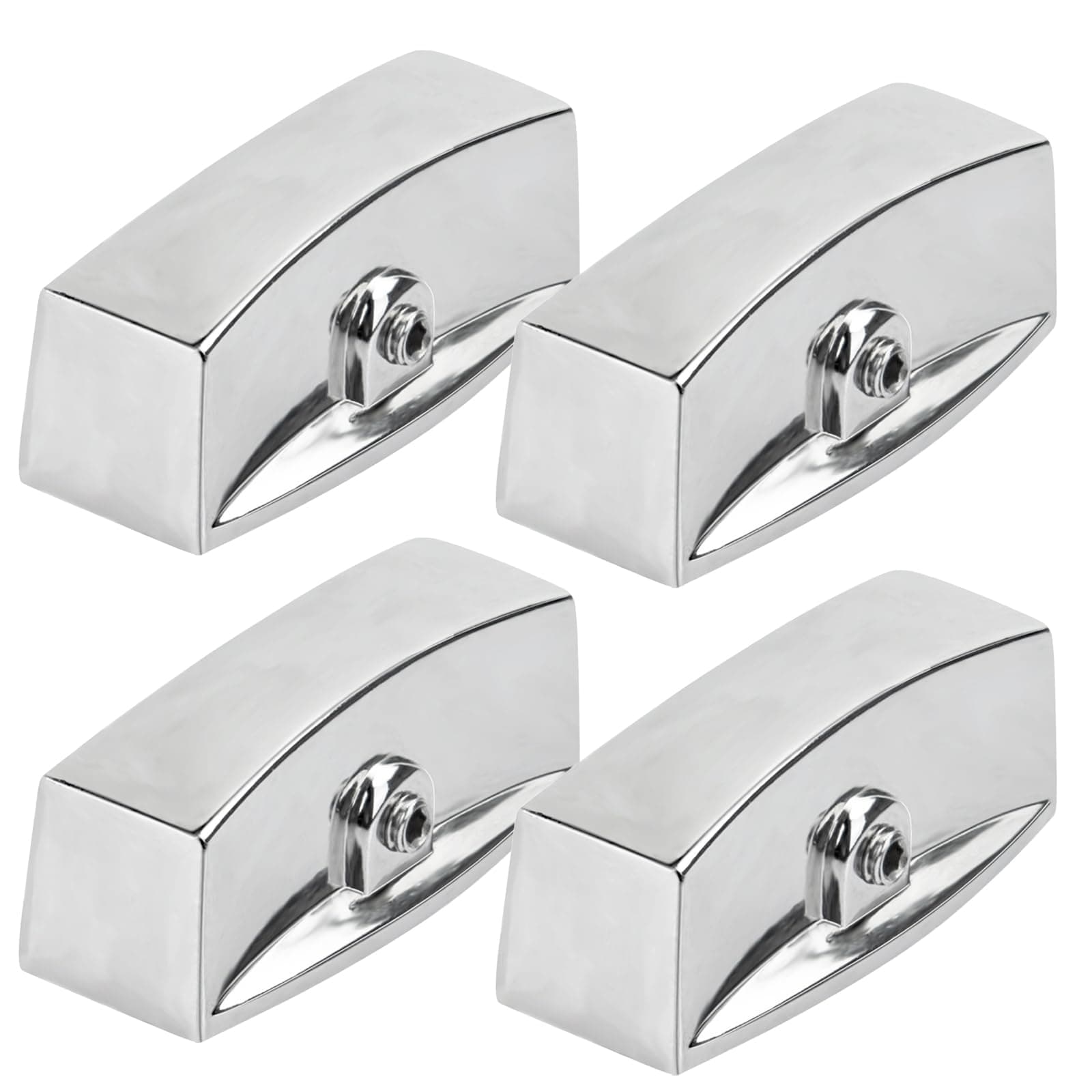 Range Valve Knob for Kitchen Gas Stove, Oven Hob Panel Control Knob Compatible with D-Shaped air Interface Burner Gas Valve, Upgrade Replacement Commercial Grill Chrome Knobs