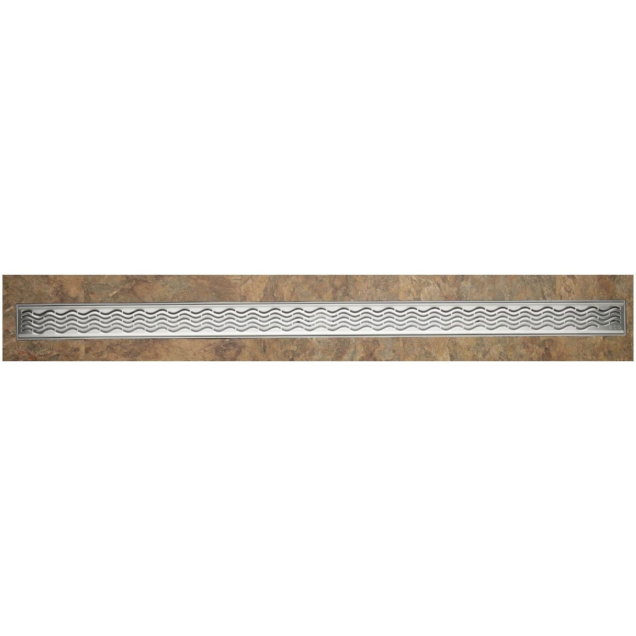 ACO 37240 Quartz Plus 4-Feet Wavy Grate Design