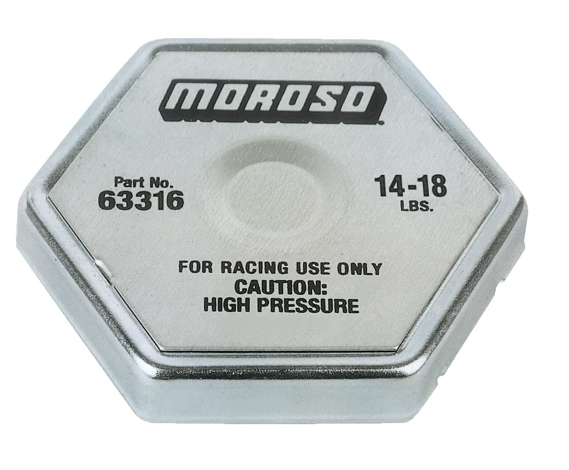 Moroso 63316 16 lbs. Radiator Cap