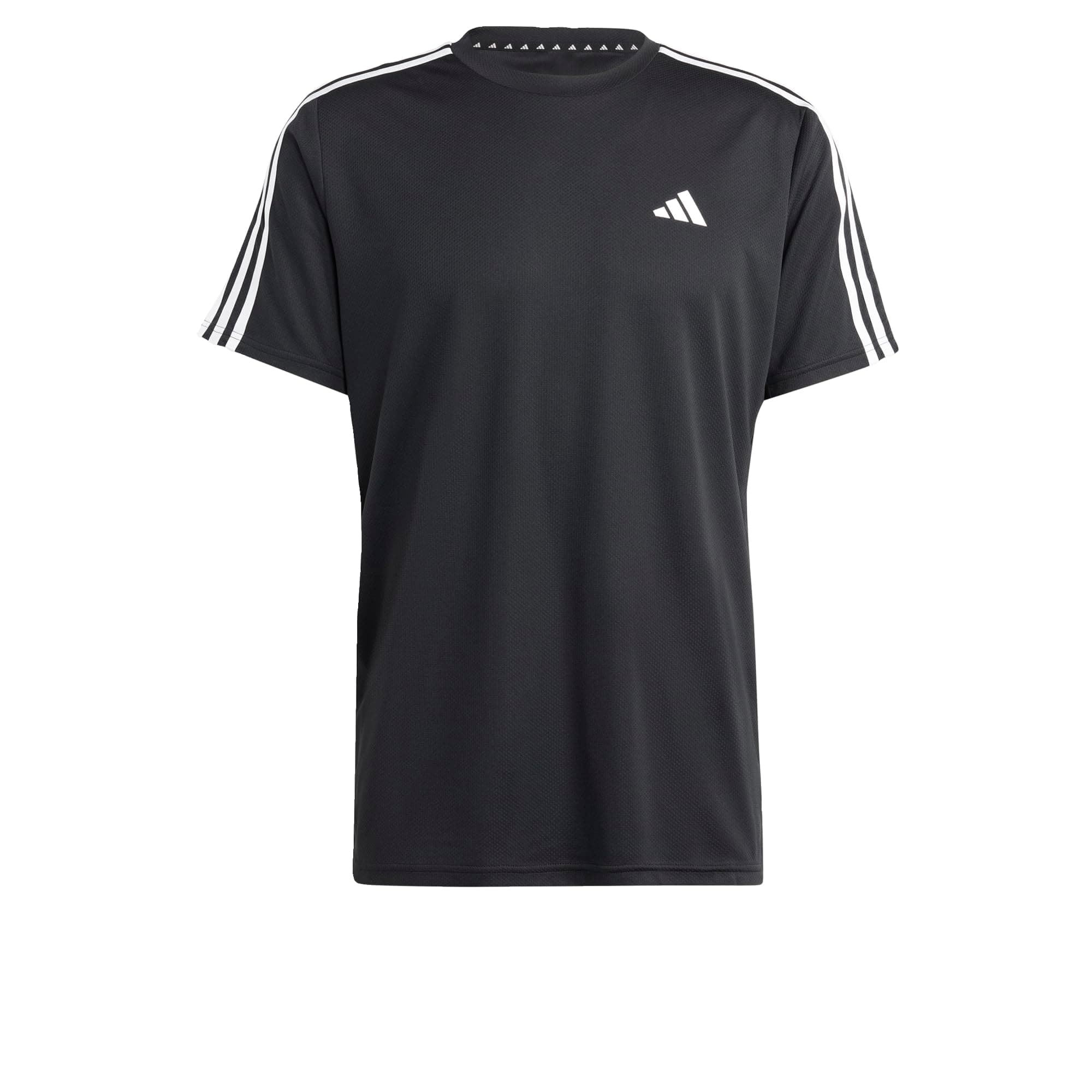 Train Essentials 3-Stripes Training T-Shirt, Recycled Polyester, Black