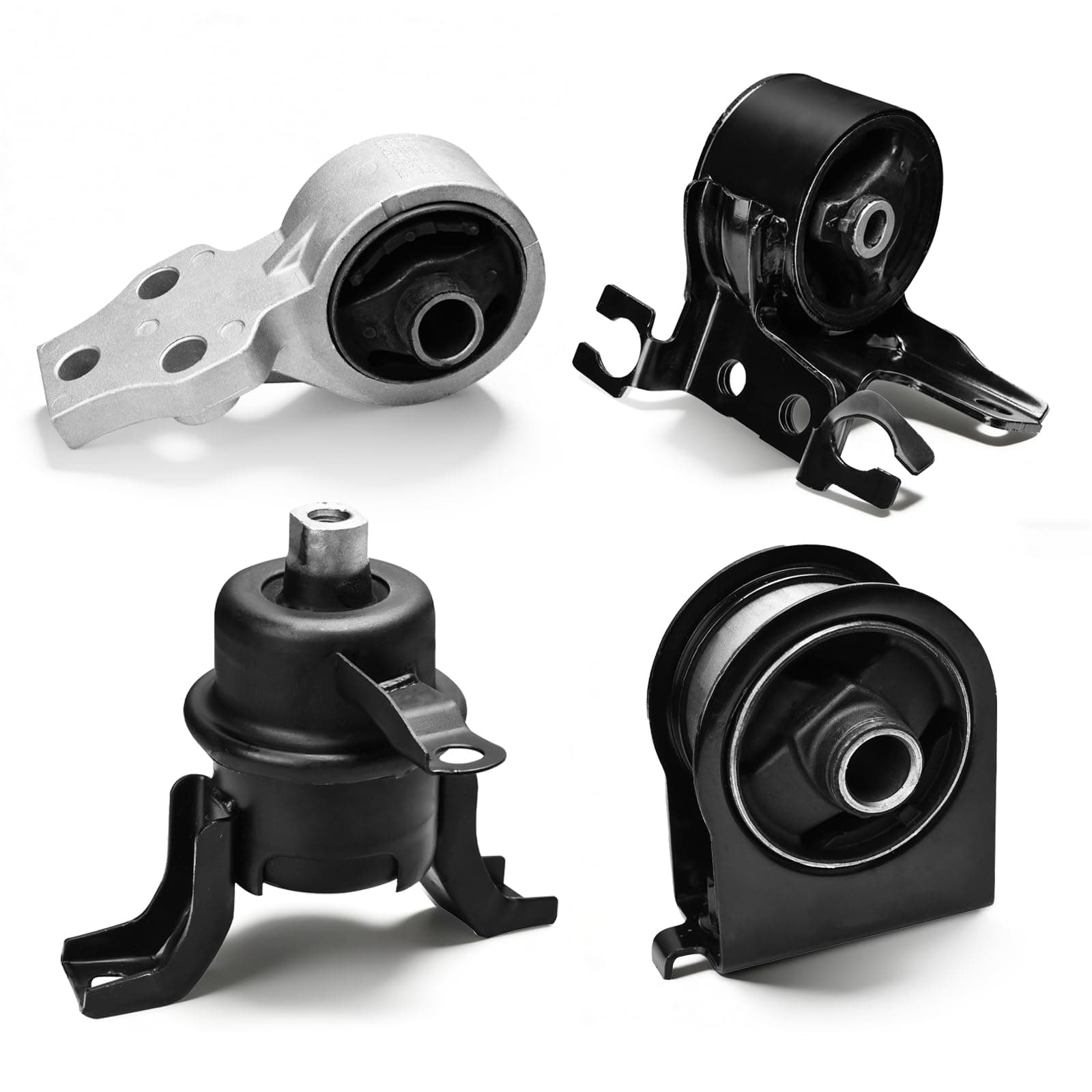 ENA Set of 4 Front Rear Left Engine Motor and Tran Mount 2005 2006 2007 2008 2009 2010 2011 2012 Compatible with Ford Mazda Mercury Escape Tribute Mariner Replacement for A5412 A5441 A5446 A5481