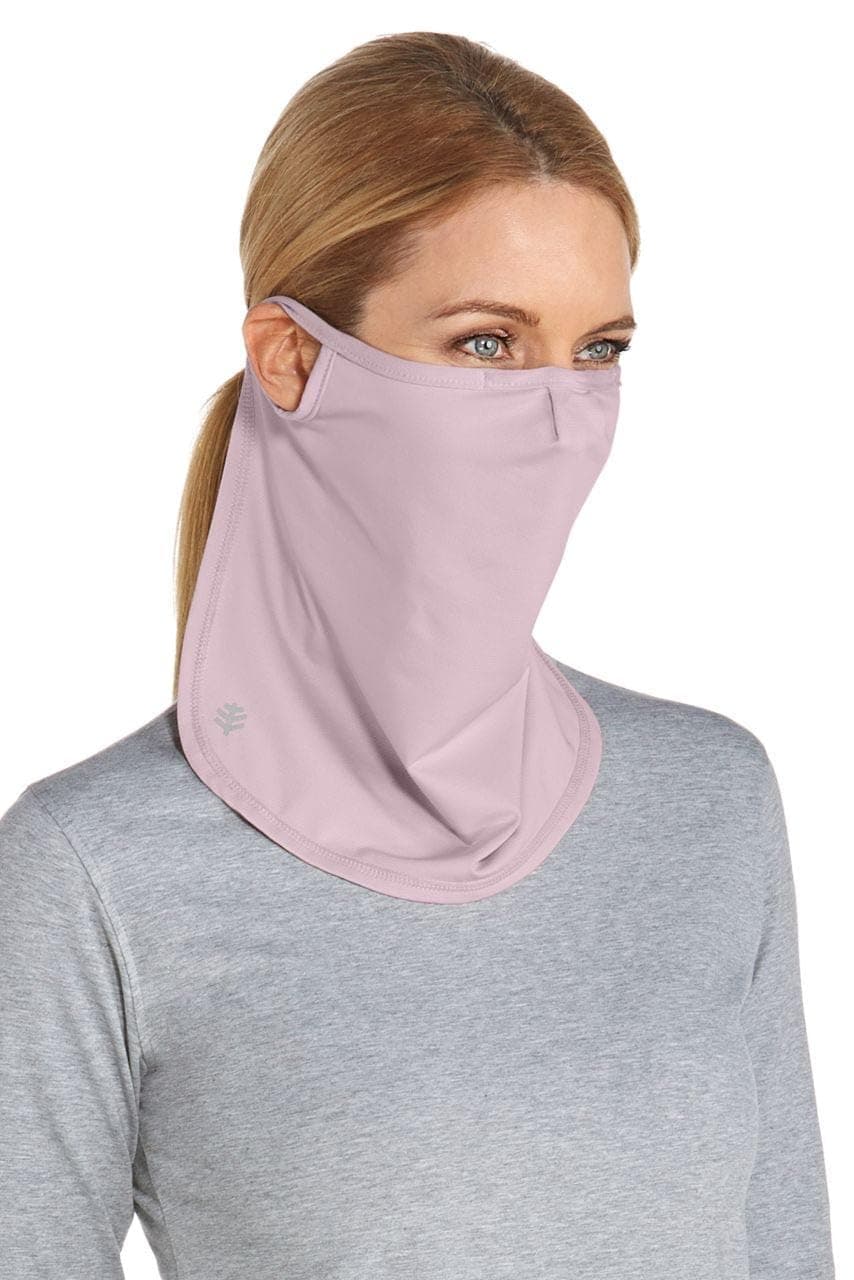 UV Face Shield - UPF 50+ Sun Protection - Crestone in Dusty Mauve