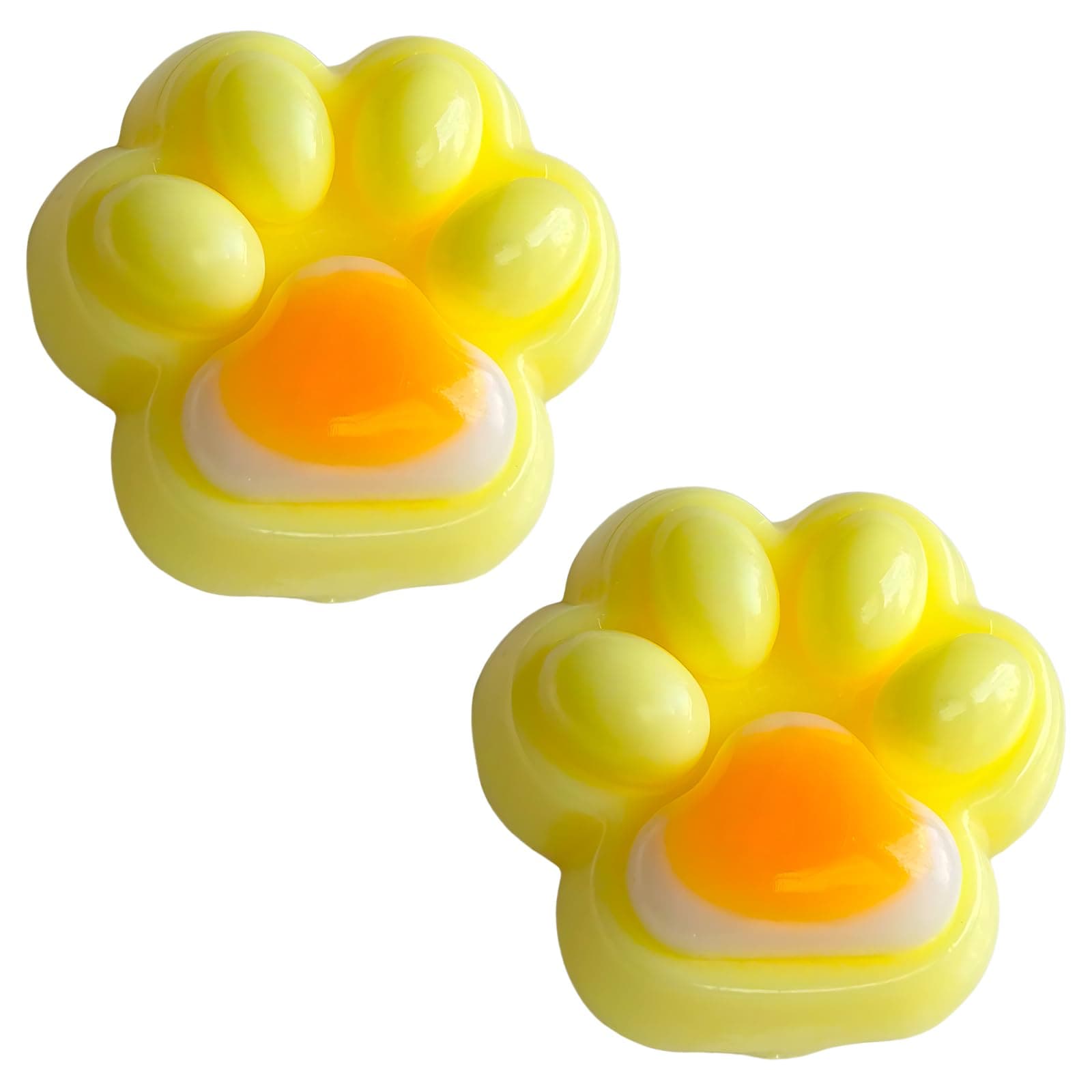 Taba Squishy Cat Paw,Soft and Stress-Relief Squishy Cat Toy,Fun Cat Squishy for Relaxation (Egg)