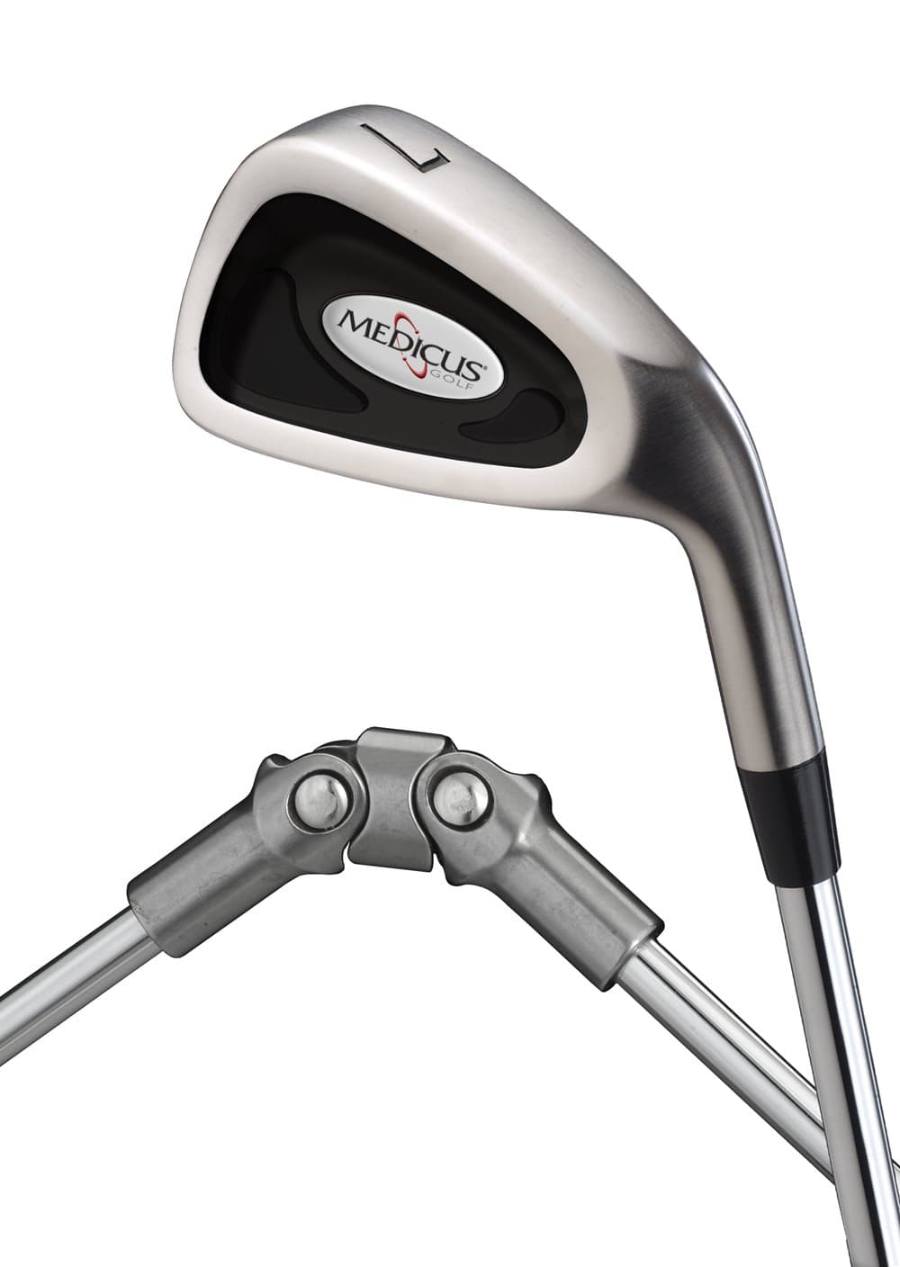 Medicus DualHinge 7 Iron Golf Training Club w/ 9 Breaking Points. Mens Standard Length
