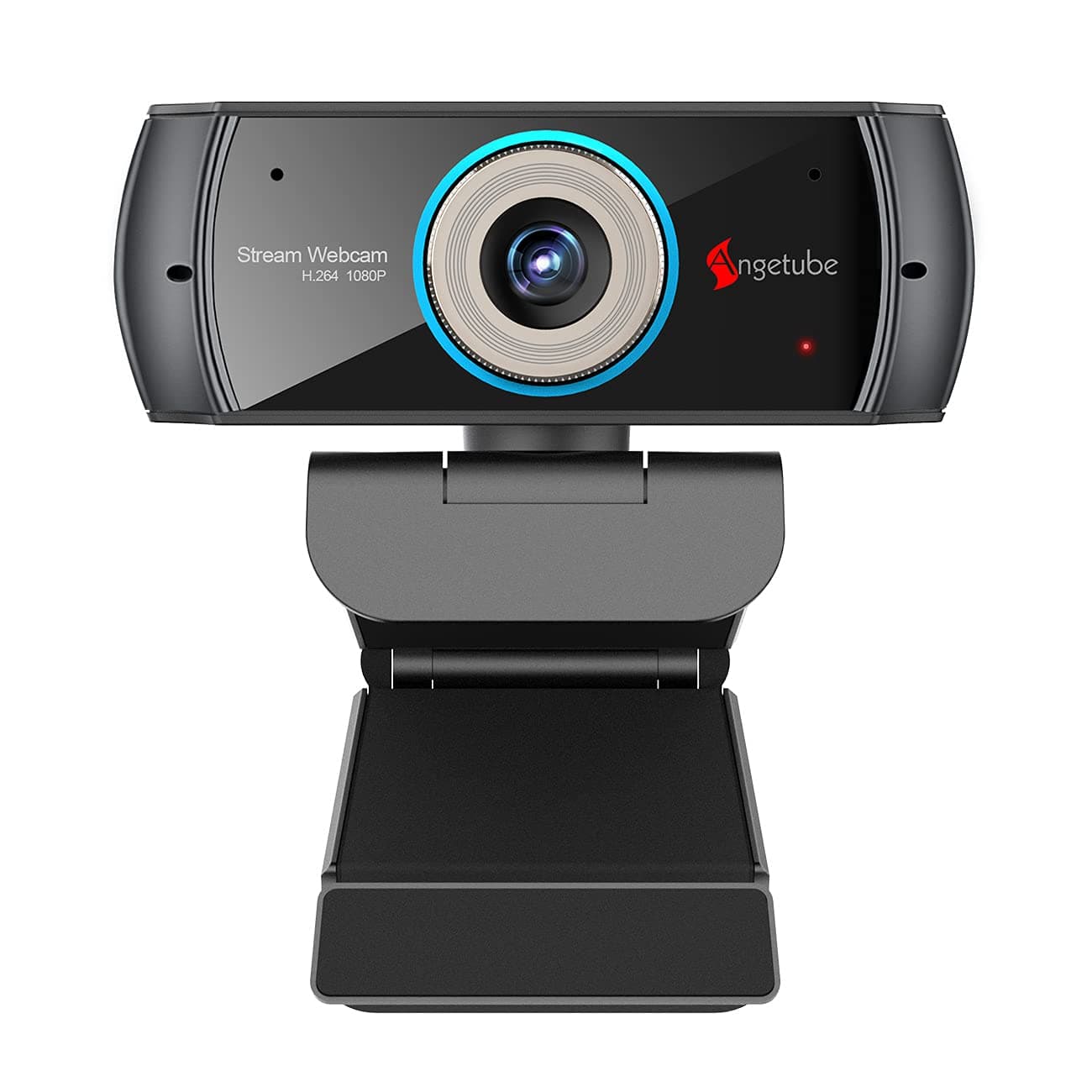 Angetube PC 1080P Webcam with Mic. USB Camera for Video Calling & Recording Video Conference/Online Teaching/Business Meeting Compatible with Computer Desktop Laptop MacBook for Windows iOS Linux