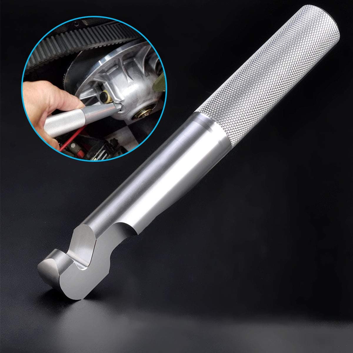 Valchoose Belt Changing Tool Sturdy | Thick, RZR Belt Removal Tool, Solid Aluminum Alloy Perfect for Polaris RZR XP 1000 900 Turbo Belt Changing Tool