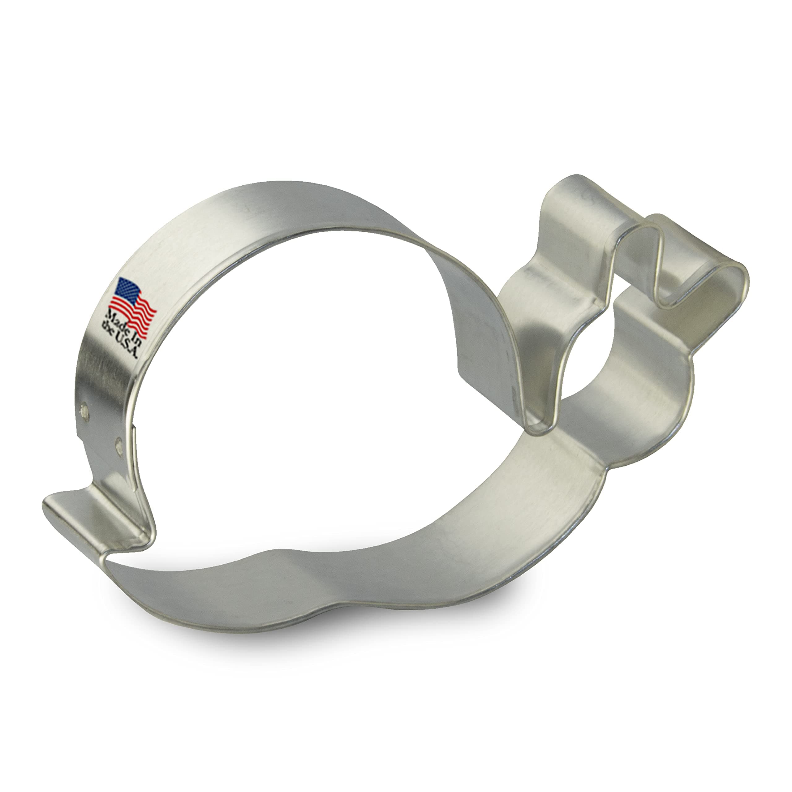 Snail Tin Cookie Cutter 3.5 in - Foose Cookie Cutters - US Tin Plate Steel