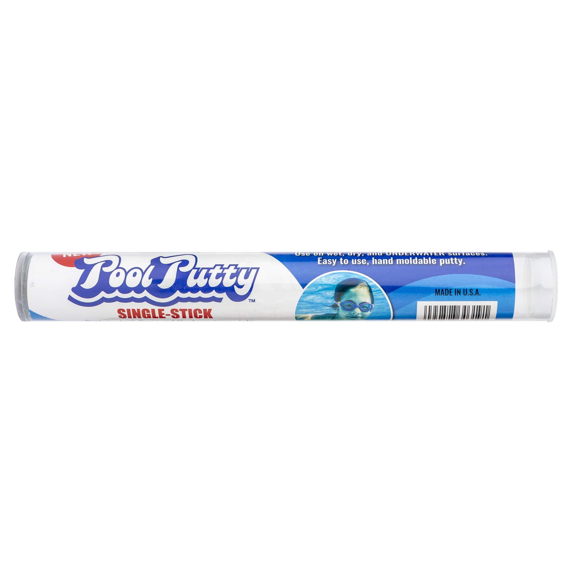 Single-Stick 2 oz | Pool & Spa Repair | Easy for Anyone to DIY | Works Underwater or Above | Fix Cracks Leaks in Concrete, Fiberglass & Other Surfaces | by Atlas Minerals