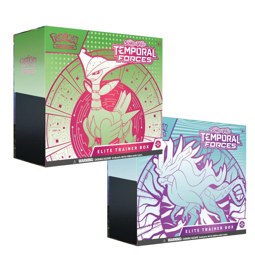 Pokemon TCG Temporal Forces Elite Trainer Box Bundle of 2 + 1x TitanCards® Toploader