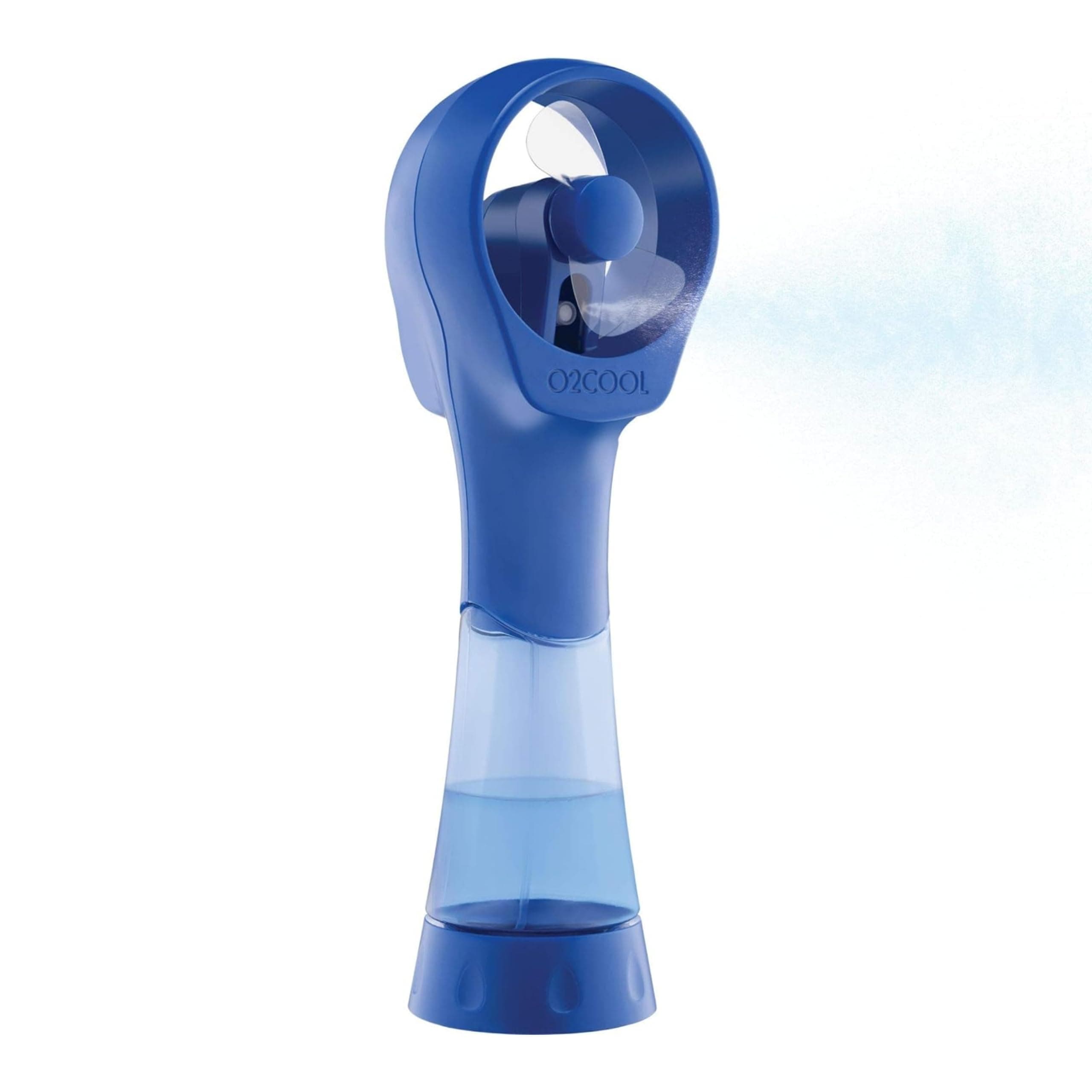 O2COOL Elite Battery Powered Handheld Water Misting Fan (Blue)