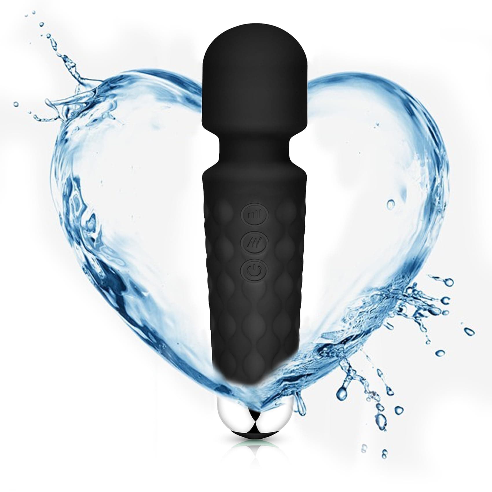 Handheld Full Body Massage Cane Pressure & Trigger Point Massage Tool for Deep Tissue Pain Relief for Back, Shoulder, Neck Manual Back Massager(Black)