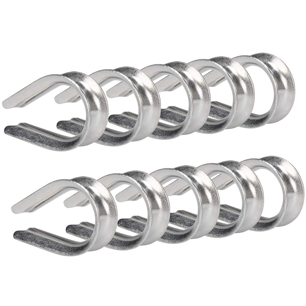 IMAGINE 10pc (style:3mm M3;4mm M4;5mm M5;6mm M6) 3/16" M5 304 Stainless Steel Cable Lug Heart Thimble Thimble Cable Steel Wire Rope Rigging Material (5mm)