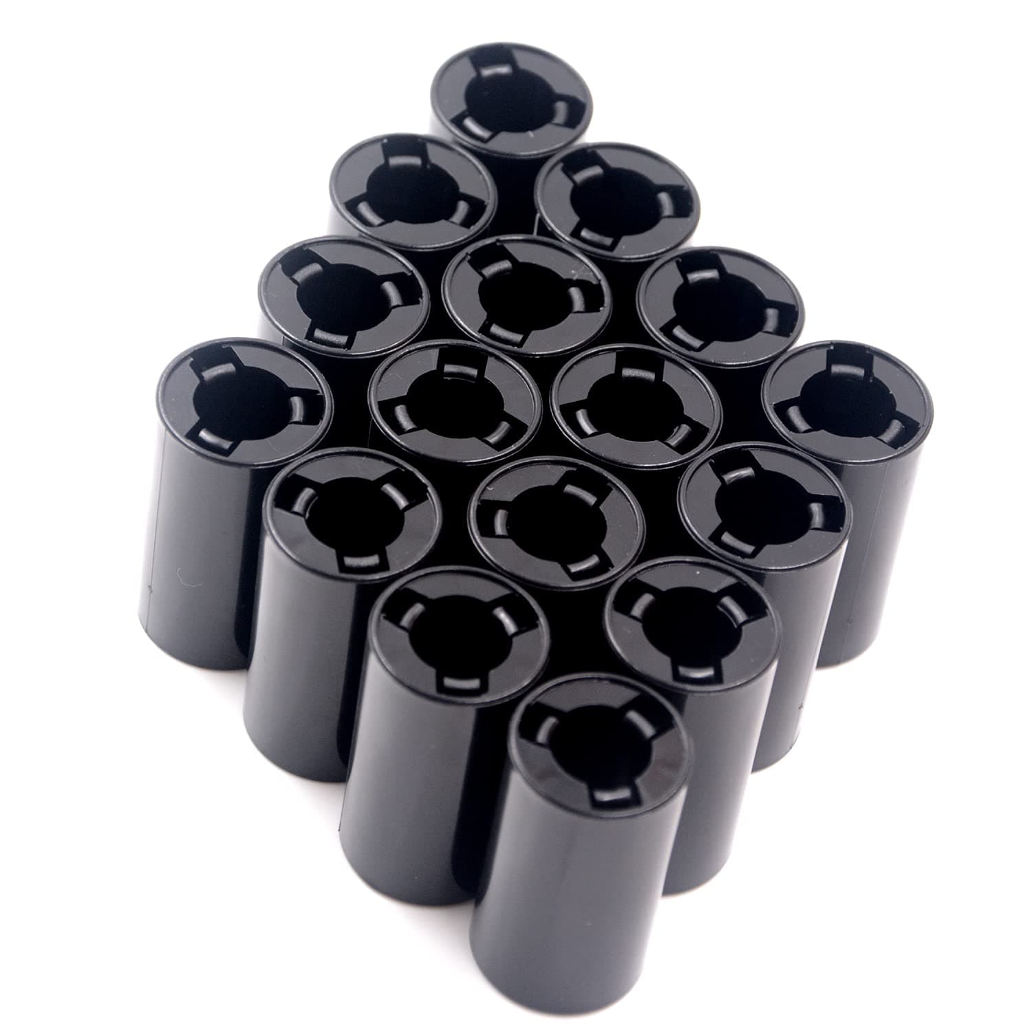 (Pack of 16 AA to C Size Battery Adapter, AA to C Size Battery Converter, AA to C Battery Adapter Converter Spacers Case