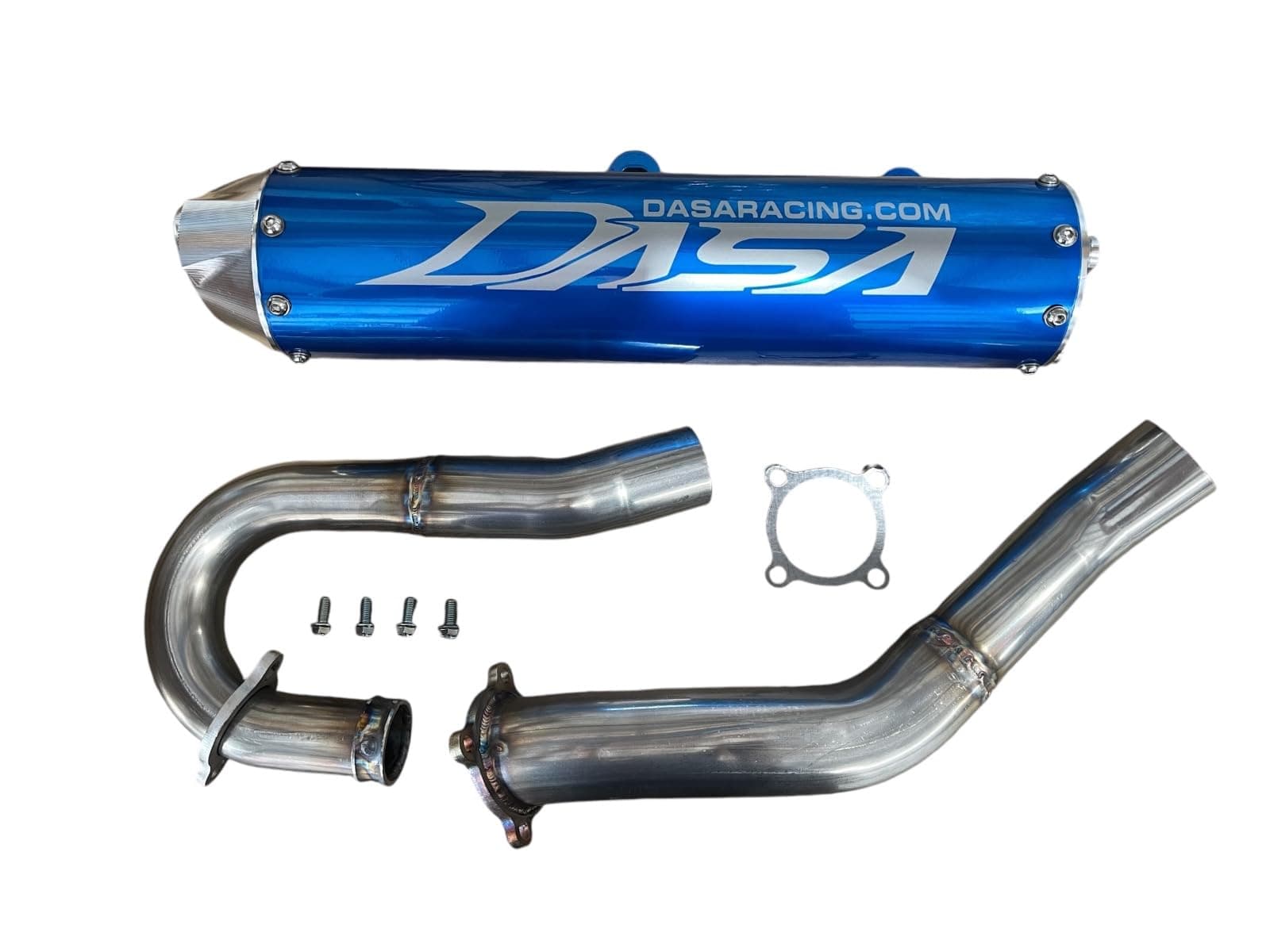 Dasa Exhaust Complete System Classic Edition Blue compatible with Yamaha Yfz450r