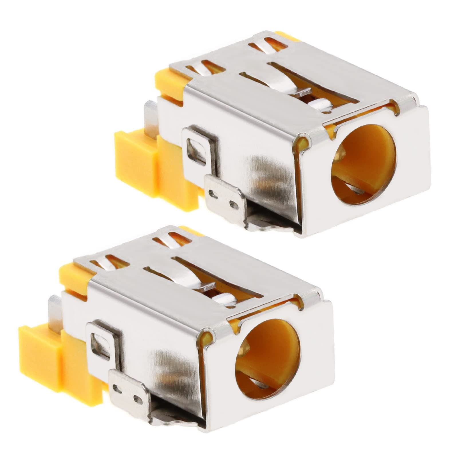 EMSea 2PCS DC Socket Power Jack Port Connector Compatible with Acer Swift SF314-42 Laptop Components Replacement Parts Soldering to Motherboard/Power Board