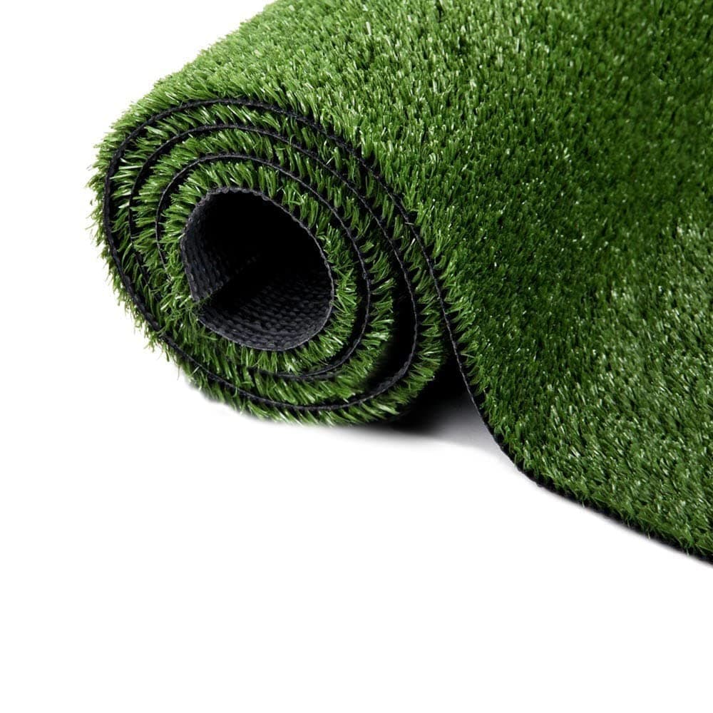 Synthetic Artificial Grass Turf 0.4" Customized Sizes, Drainage Holes Pet Faux Grass Astroturf Rug Carpet 7FTX73FT Indoor Outdoor Rug Area Garden Decor