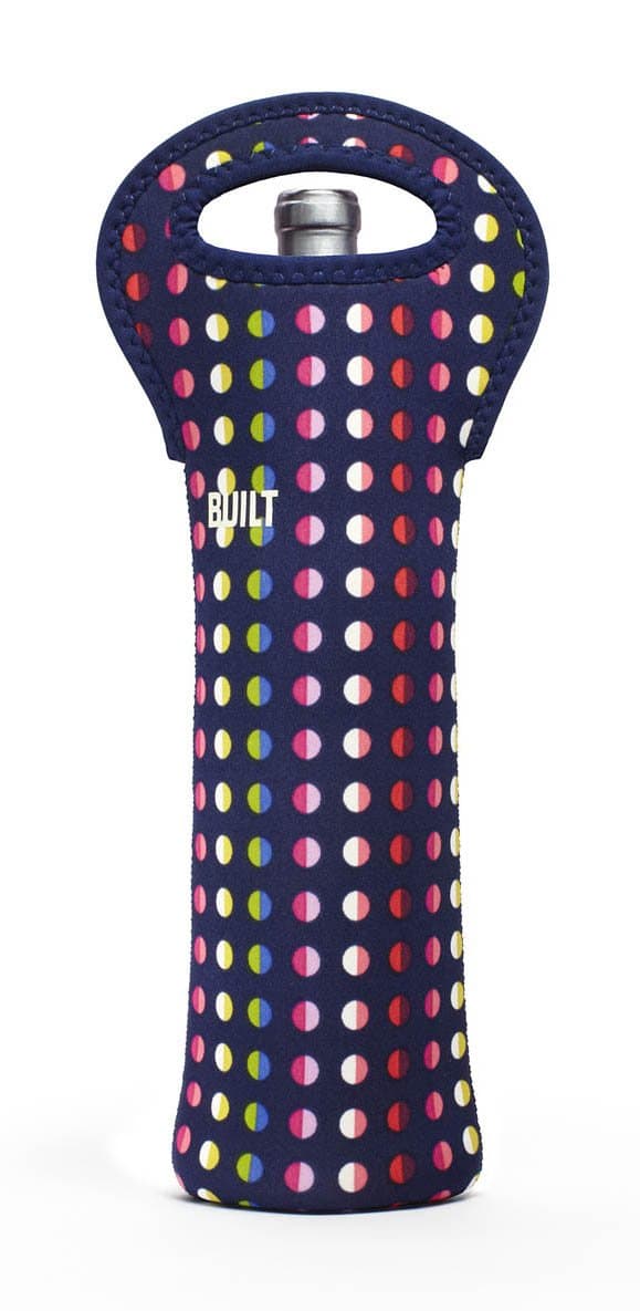 BUILT Neoprene 1-Bottle Tote, Dot Number 9