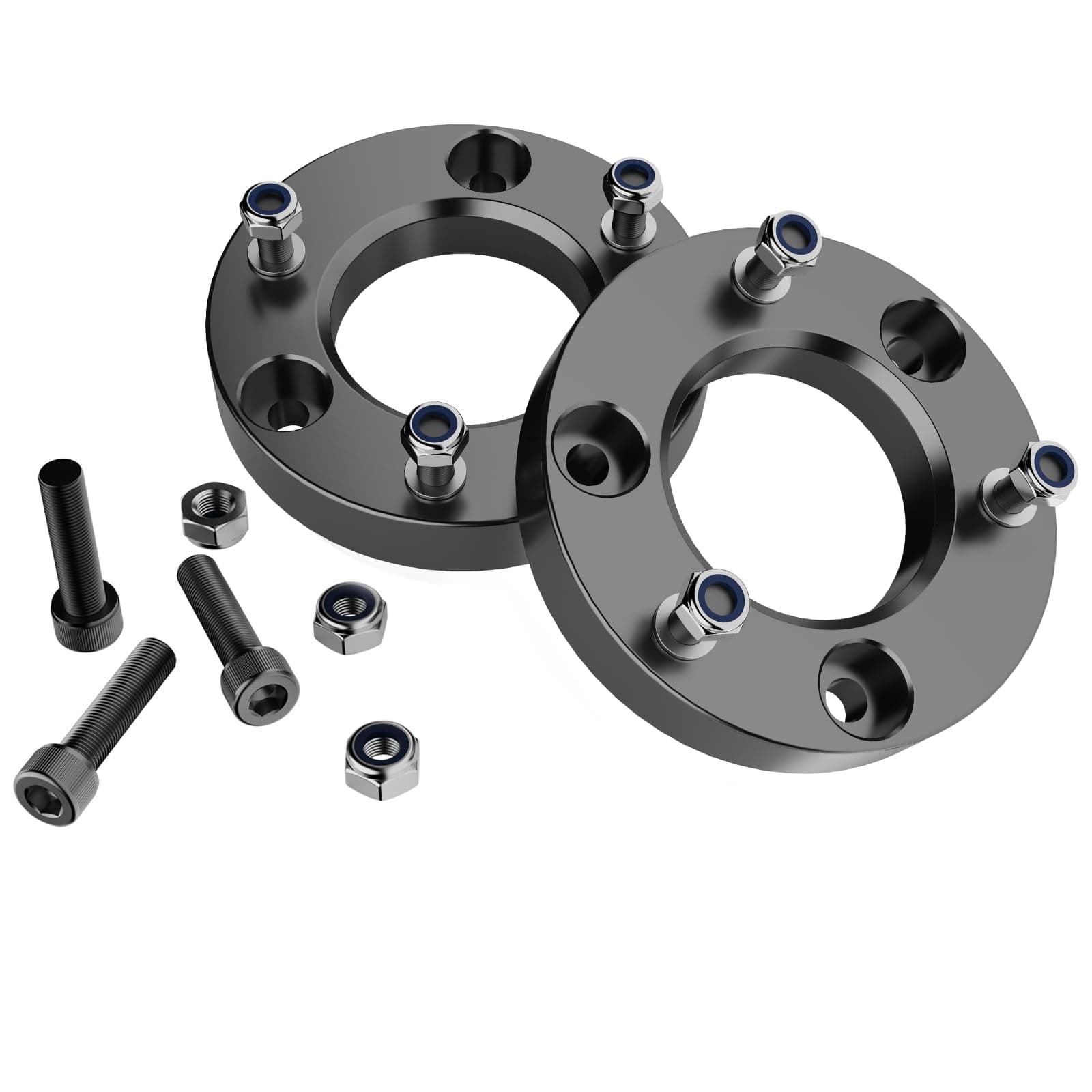 1.5 Inch Front Leveling Lift Kit For 2004-2026 Ford F150 2WD/4WD, Lift Kit Compatible With Expedition 2003-2018,2pcs Aluminum Suspension Strut Spacers | Raise Front End 1.5"