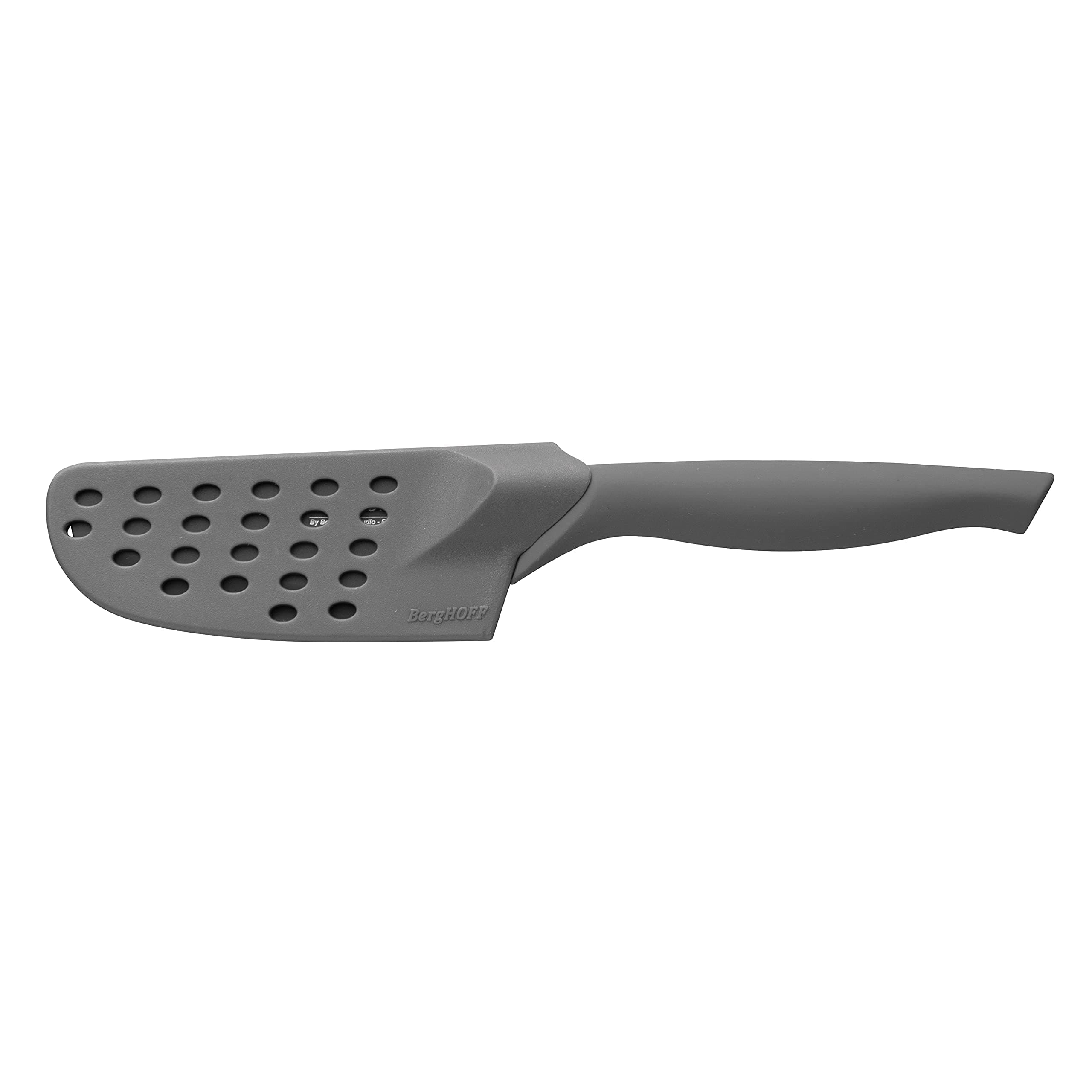 Berghoff Eclipse Non-Stick Coated Stainless Steel Cheese Knife With Soft-Grip Handle, 9Cm, Black, 19 X 3.5 2.5 Cm