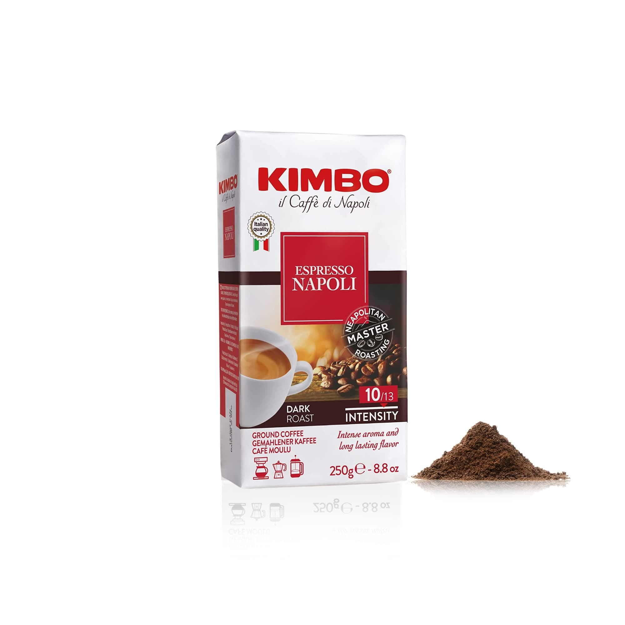 2 Pack - Kimbo Napoletano Ground Espresso - 8.8oz. Pack