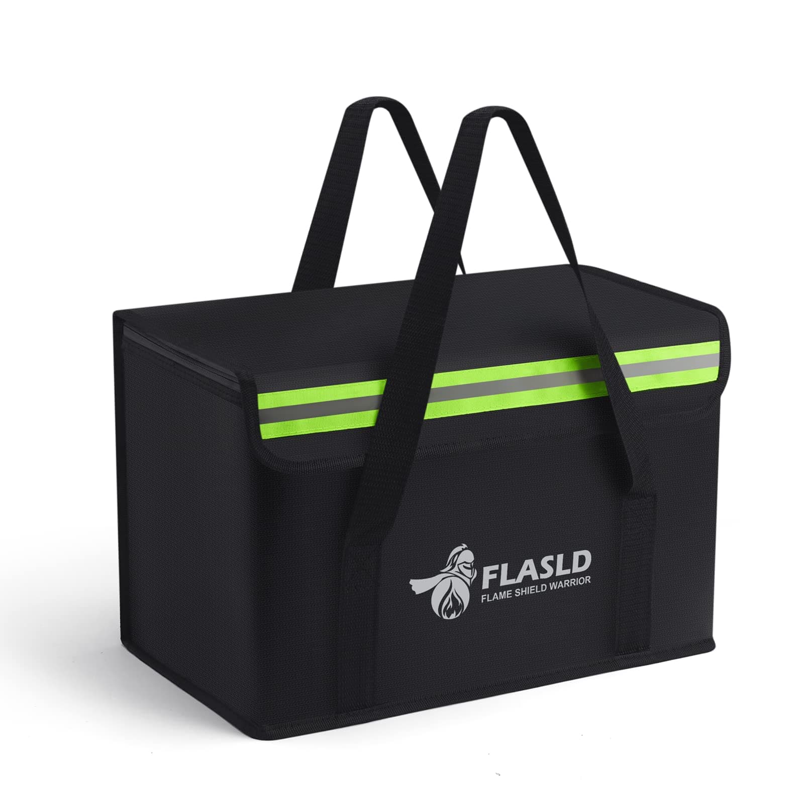 Large Fireproof Lipo Bag for 100Ah Lithium Battery Storage and Charging, 14 x 7.8 x 9.5in Waterproof Box for Documents and Valuables