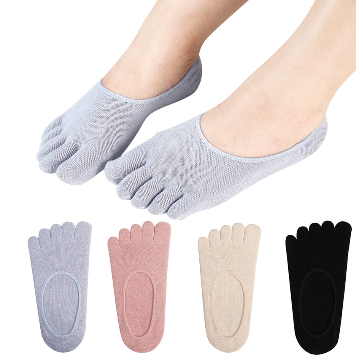 meaiguo Women's Show Toe Socks