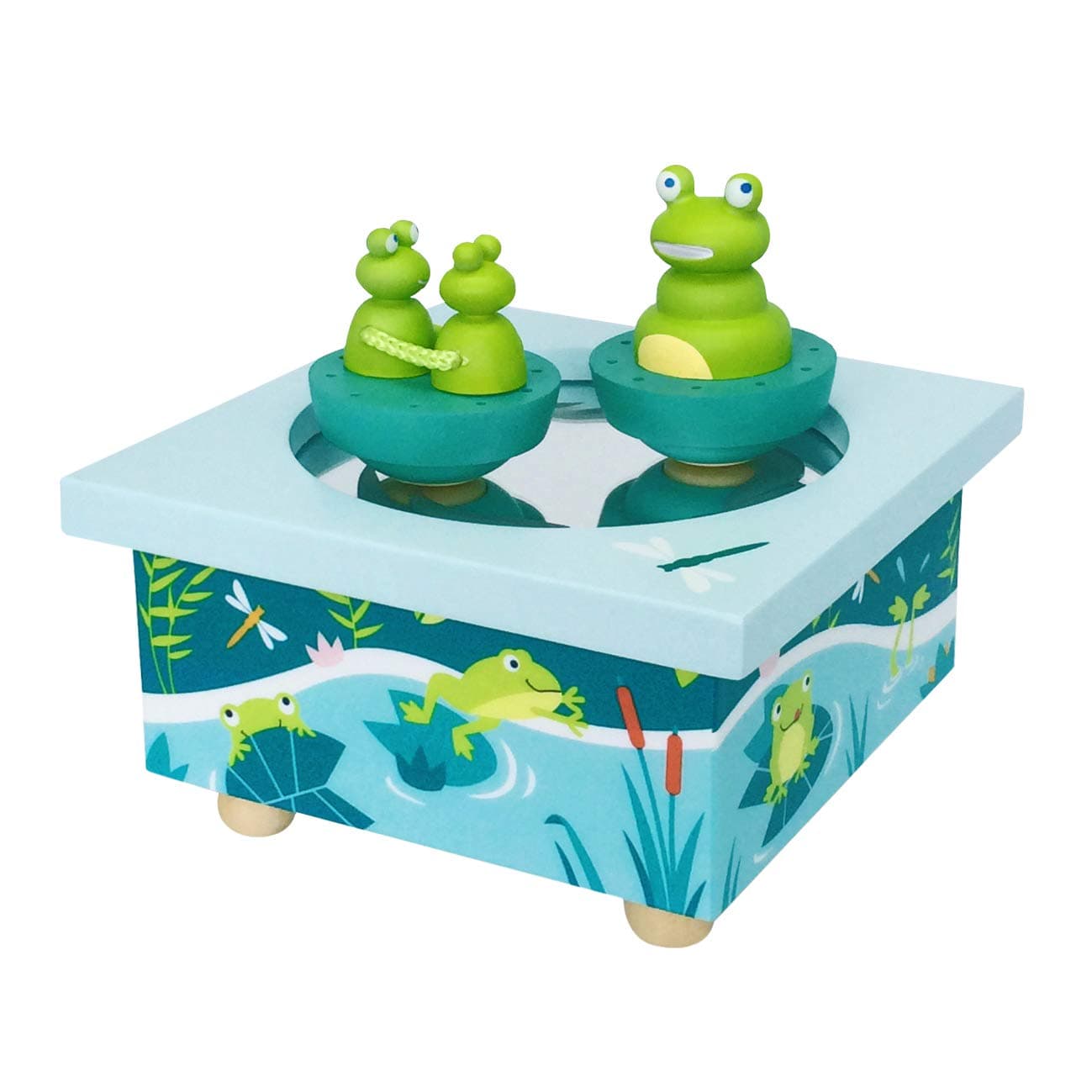 TrousselierFrog Musical Wooden Box